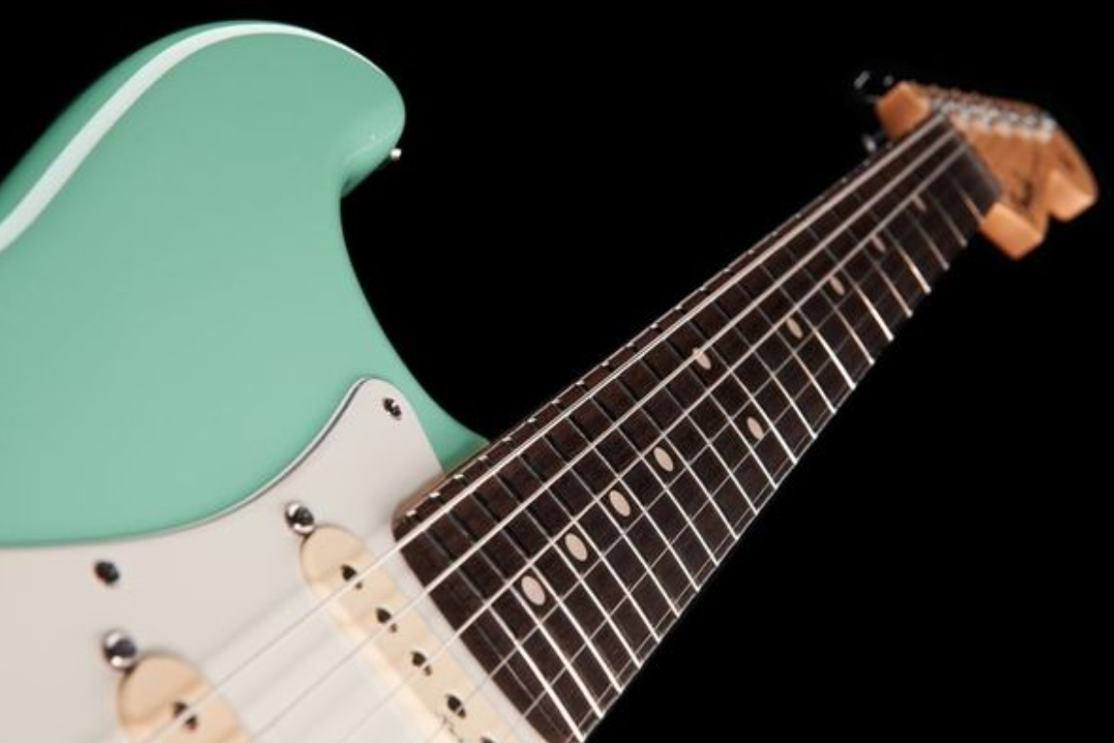 Fender Custom Shop Jeff Beck Strat 3s Trem Rw - Nos Surf Green - E-Gitarre in Str-Form - Variation 2