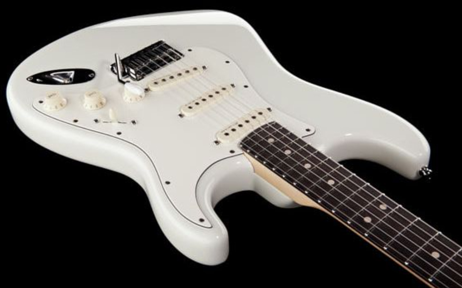 Fender Custom Shop Jeff Beck Strat 3s Trem Rw - Nos Olympic White - E-Gitarre in Str-Form - Variation 2