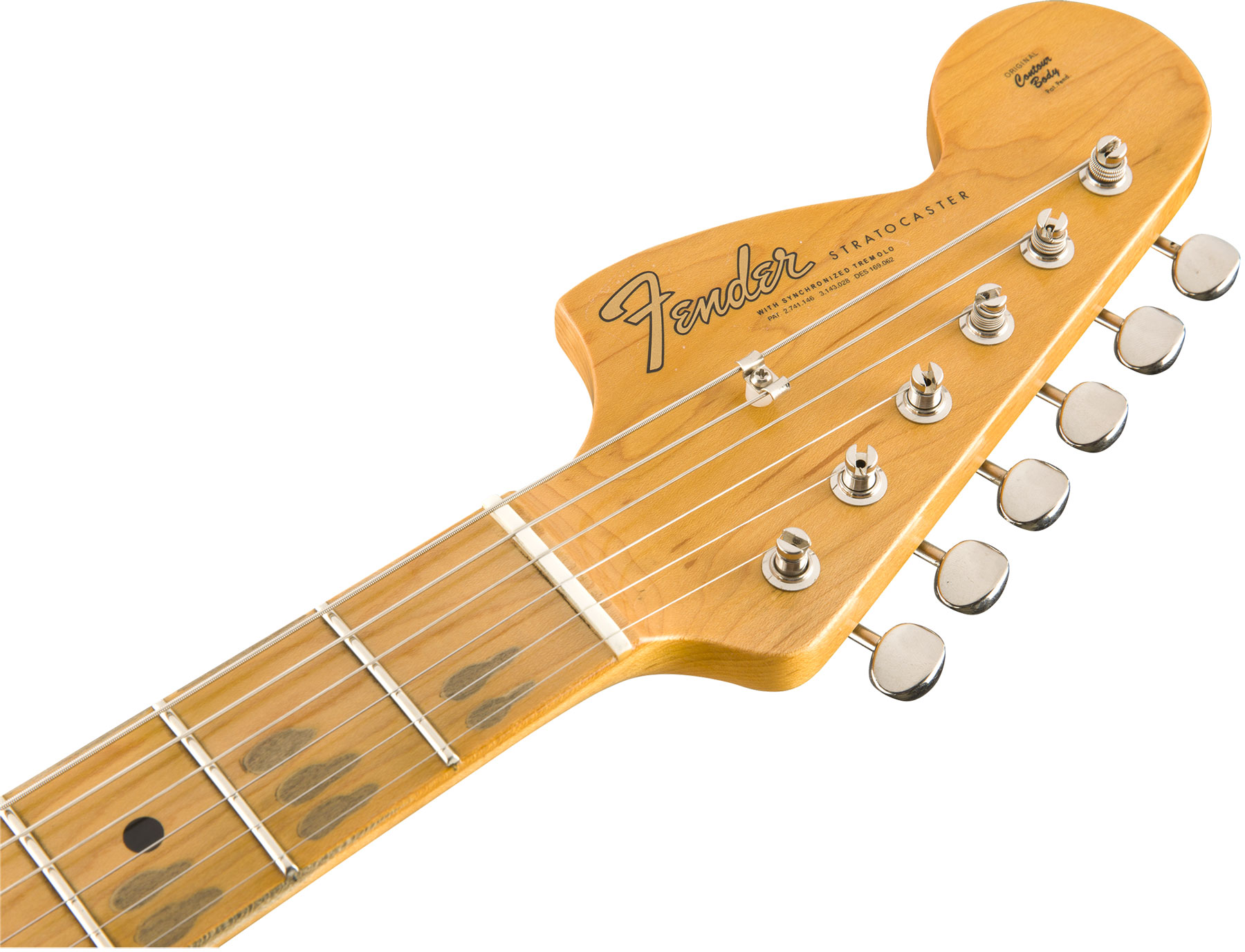 Fender Custom Shop Jimi Hendrix Strat Voodoo Child Signature 2018 Mn - Journeyman Relic Olympic White - E-Gitarre in Str-Form - Variation 3