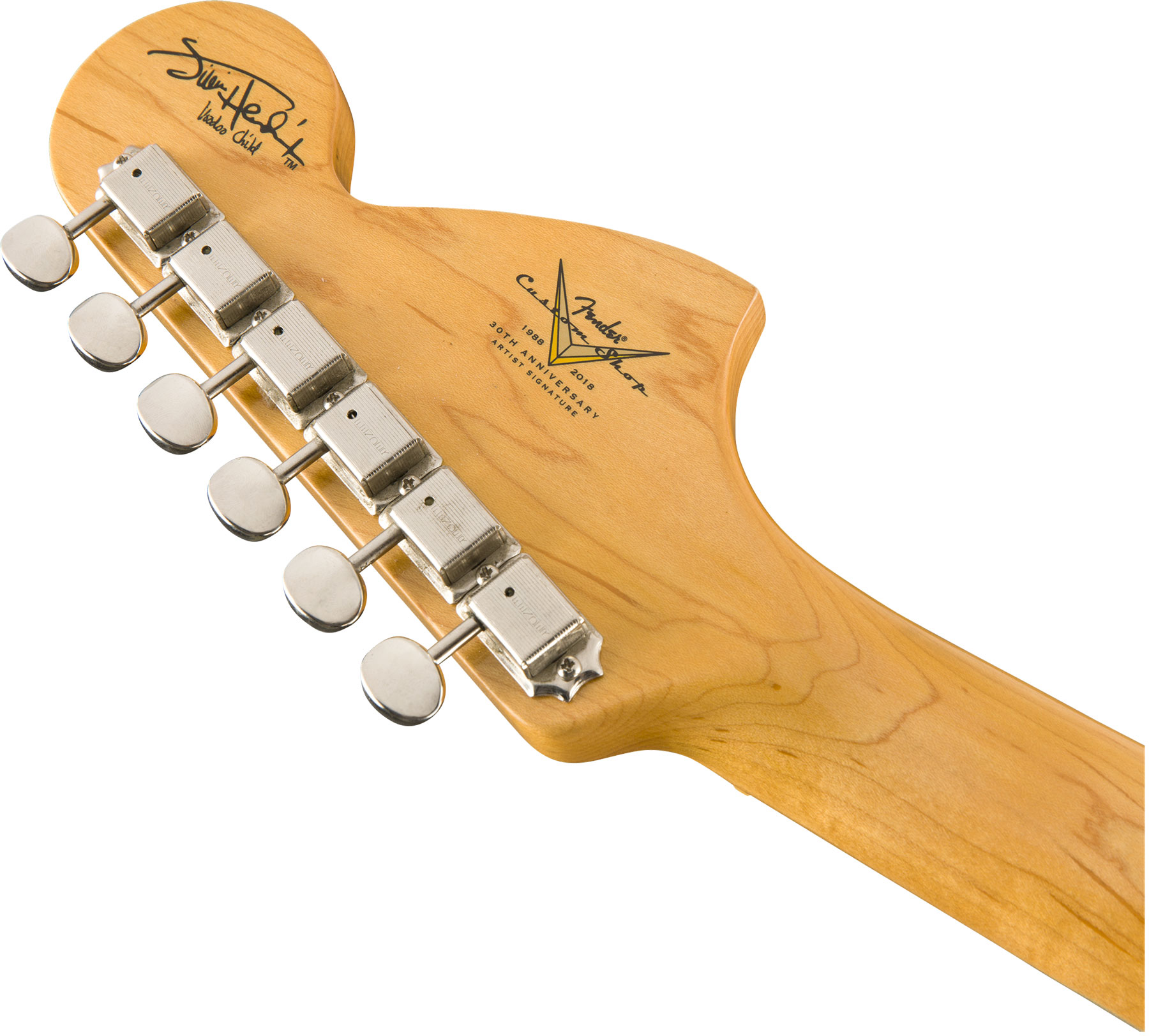 Fender Custom Shop Jimi Hendrix Strat Voodoo Child Signature 2018 Mn - Journeyman Relic Olympic White - E-Gitarre in Str-Form - Variation 4