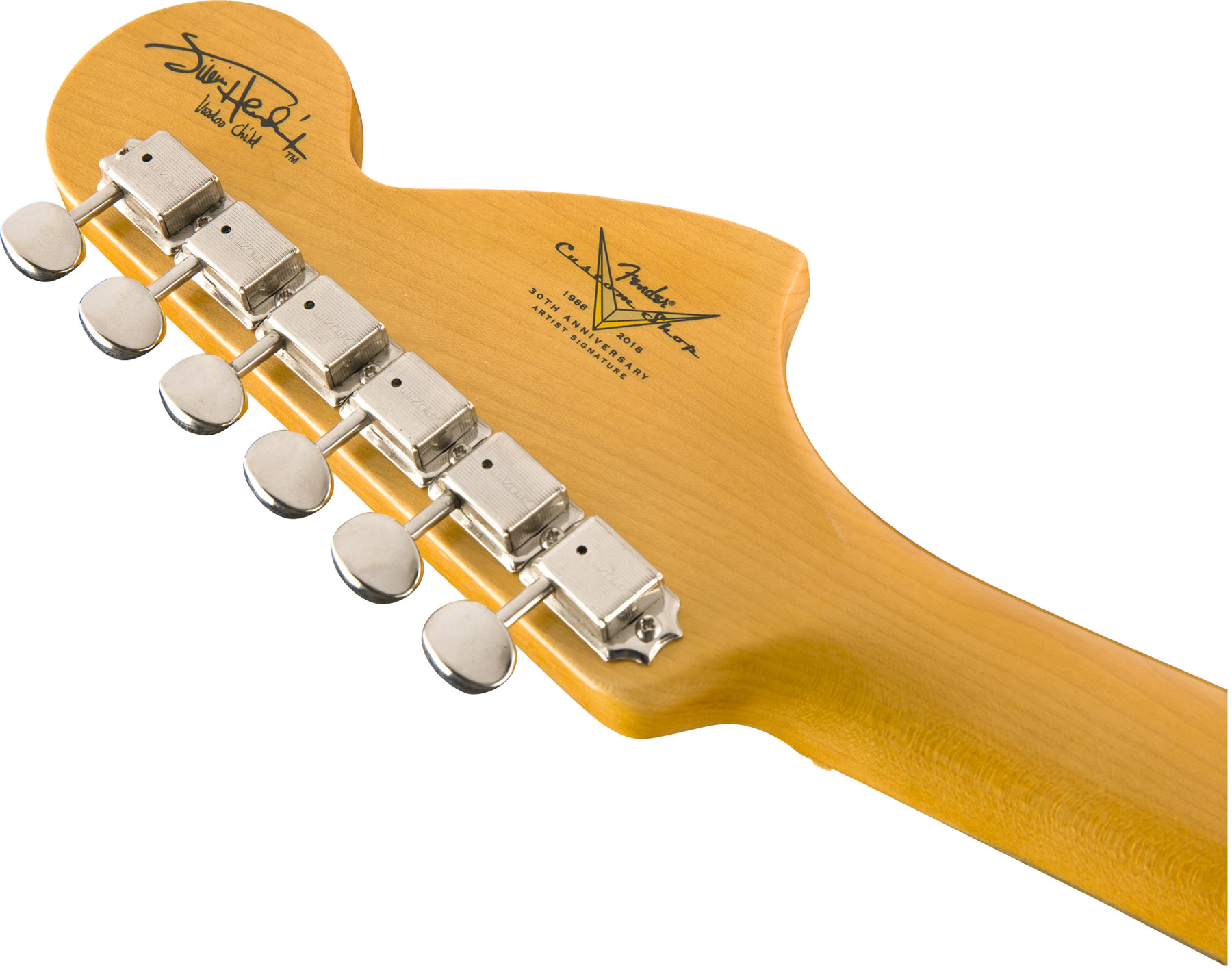 Fender Custom Shop Jimi Hendrix Strat Voodoo Child Signature 2018 Mn - Journeyman Relic Black - E-Gitarre in Str-Form - Variation 4