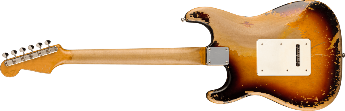 Fender Custom Shop John Frusciante Masterbuilt P.waller 3s Trem Rw - Heavy Relic 3-color Sunburst - Signature-E-Gitarre - Variation 1