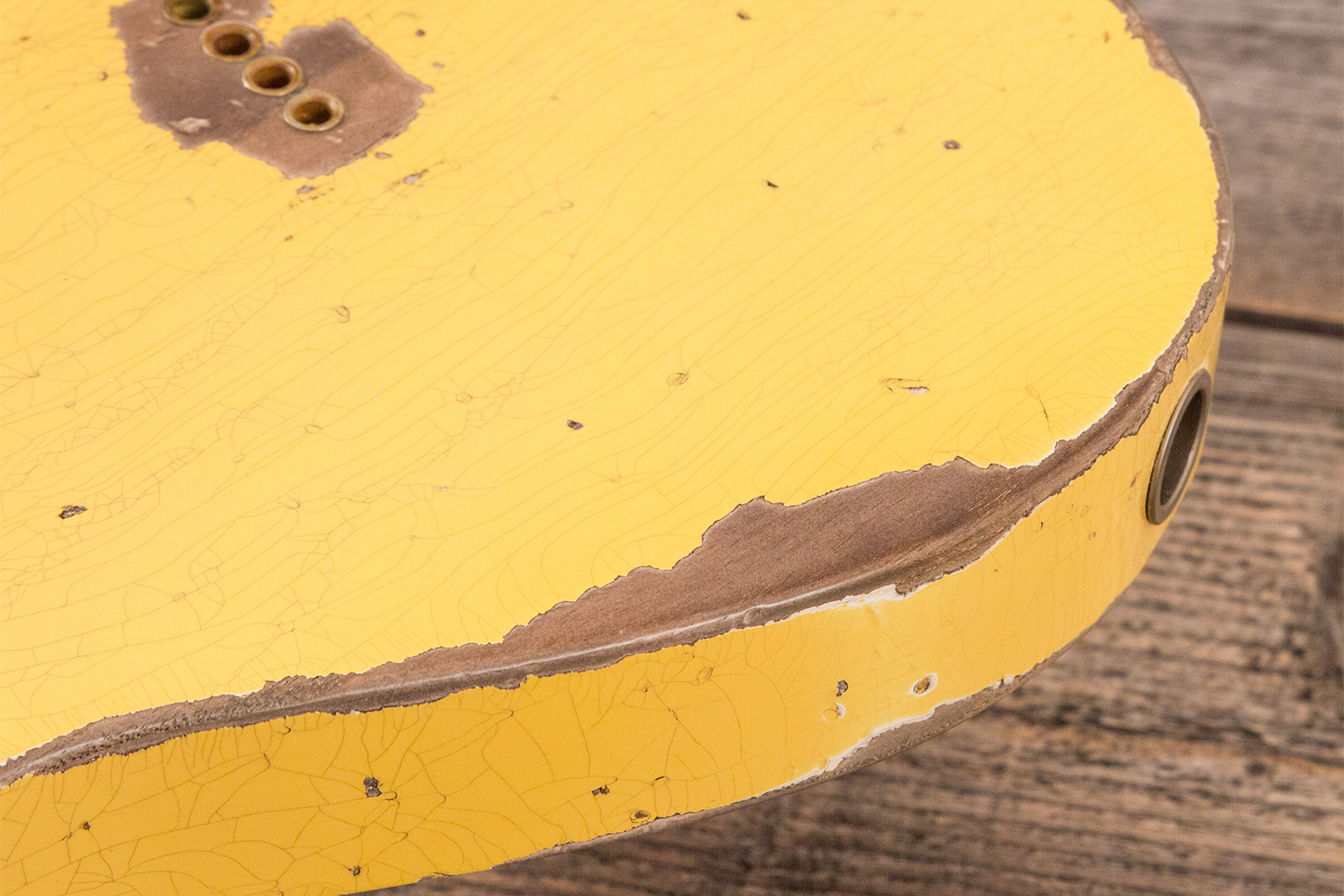 Fender Custom Shop Nocaster Tele 1951 2s Ht Mn #r137320 - Heavy Relic Natural Blonde - E-Gitarre in Str-Form - Variation 10