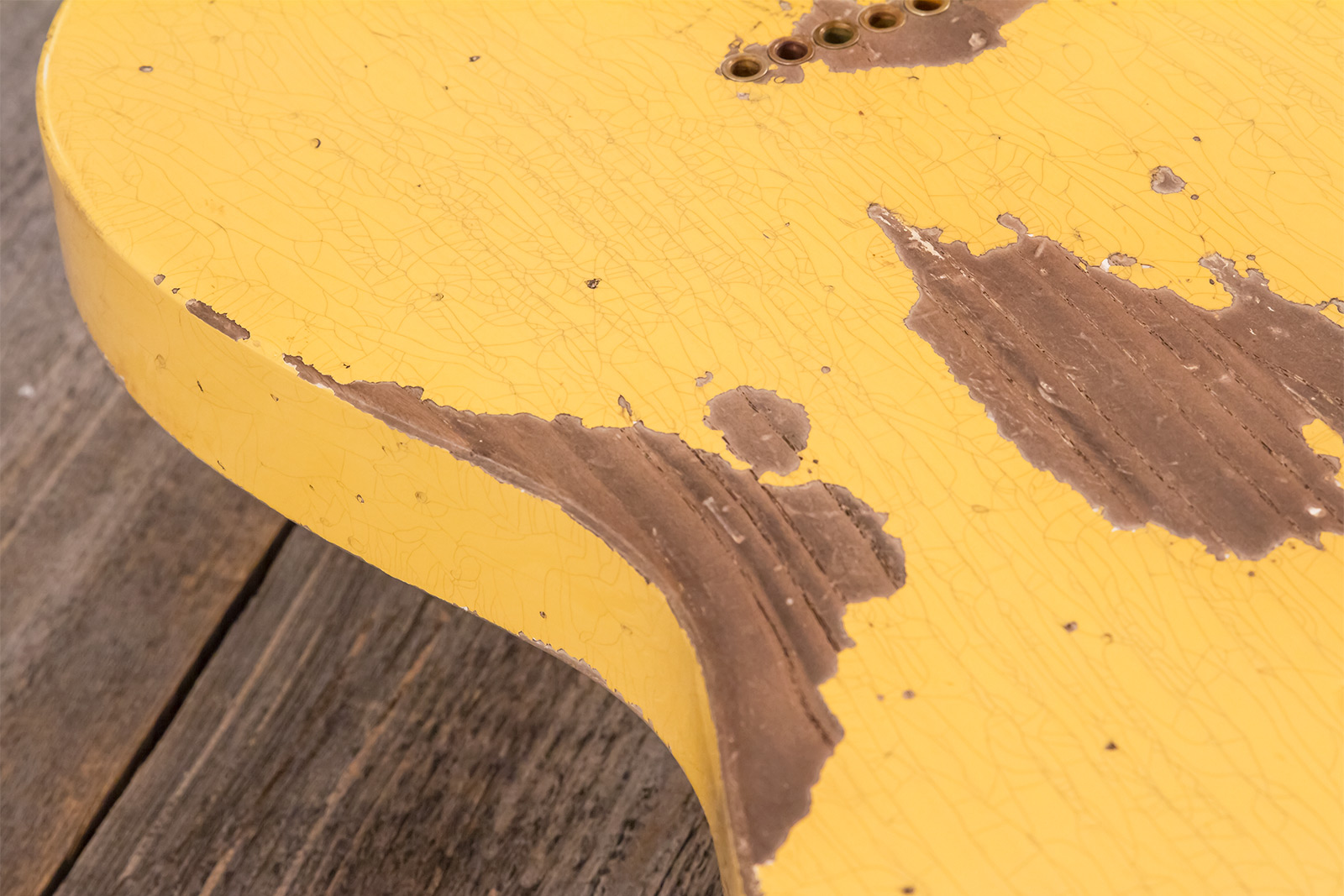 Fender Custom Shop Nocaster Tele 1951 2s Ht Mn #r137320 - Heavy Relic Natural Blonde - E-Gitarre in Str-Form - Variation 11