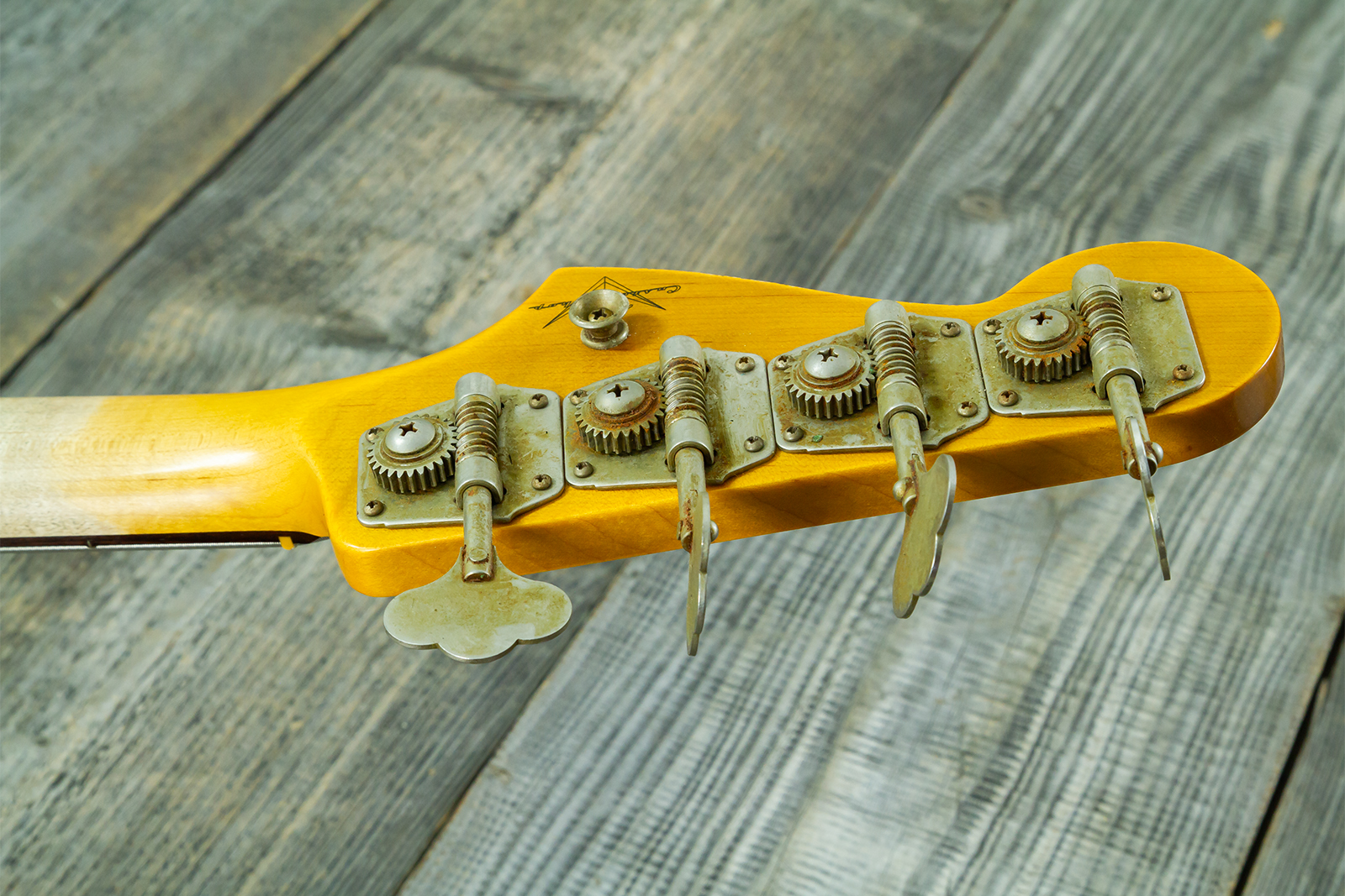 Fender Custom Shop Precision Bass 1960 Rw #cz590976 - Relic British Racing Green - Solidbody E-bass - Variation 12