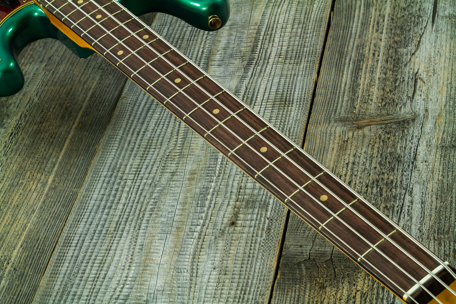 Fender Custom Shop Precision Bass 1960 Rw #cz590976 - Relic British Racing Green - Solidbody E-bass - Variation 6
