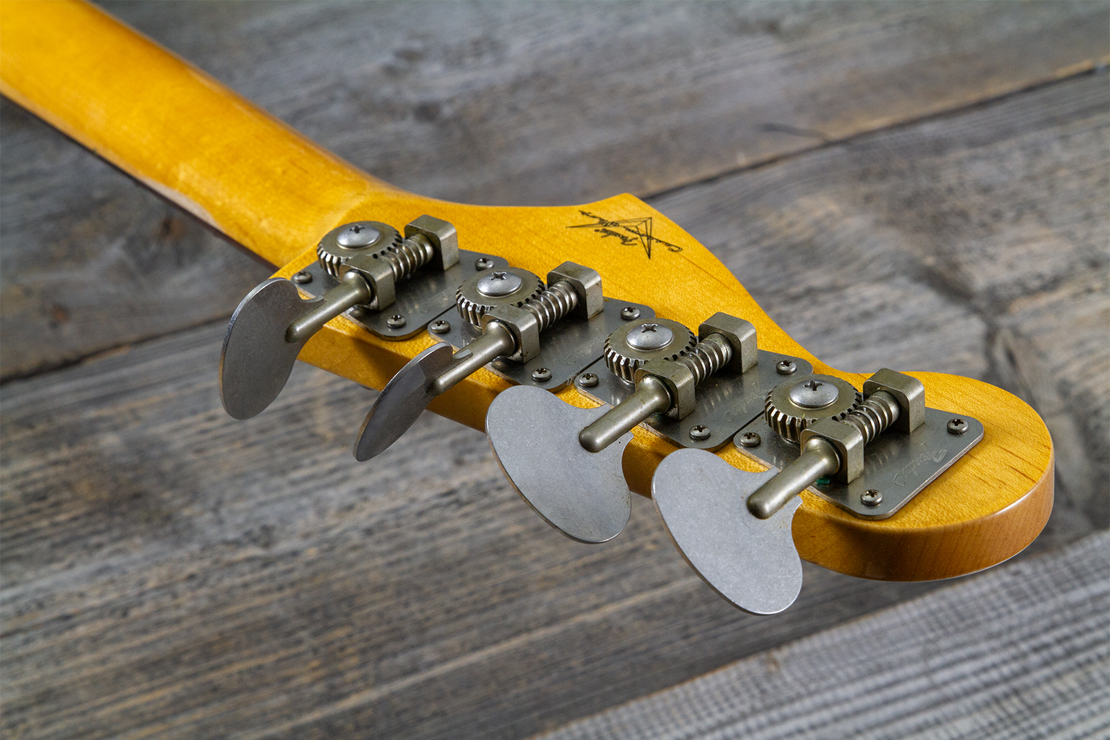 Fender Custom Shop Precision Bass 1960 Rw #r140276 - Journeyman Relic White Blonde - Solidbody E-bass - Variation 10