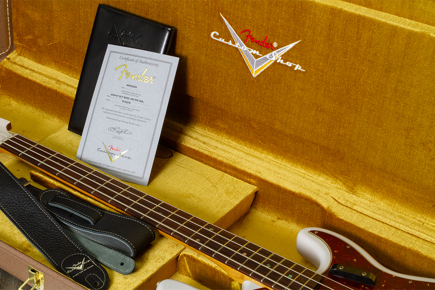 Fender Custom Shop Precision Bass 1960 Rw #r140276 - Journeyman Relic White Blonde - Solidbody E-bass - Variation 11