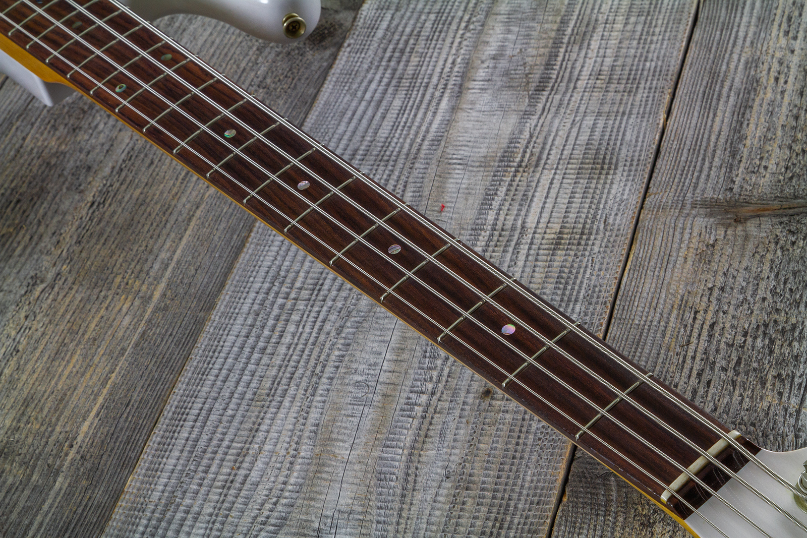 Fender Custom Shop Precision Bass 1960 Rw #r140276 - Journeyman Relic White Blonde - Solidbody E-bass - Variation 5