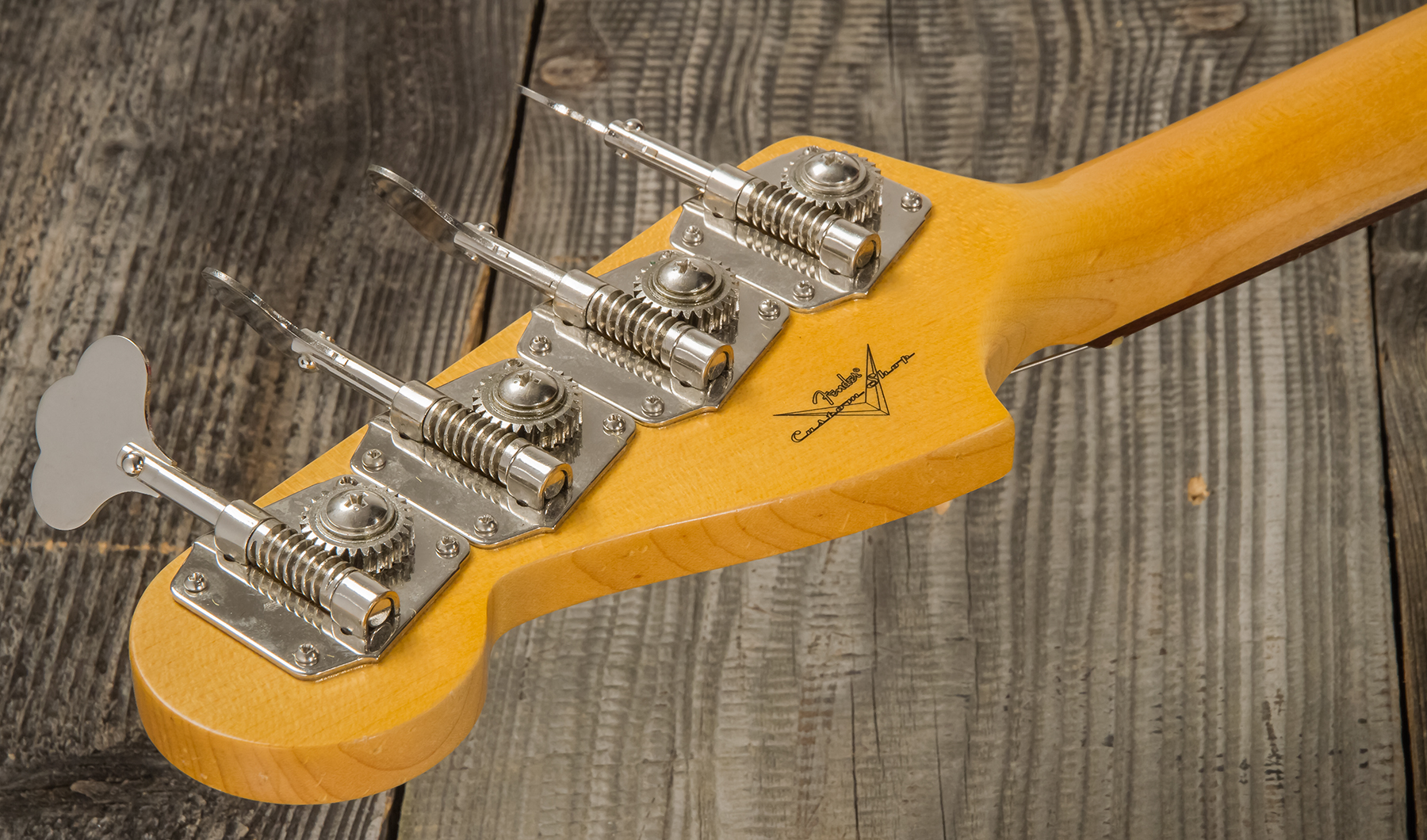 Fender Custom Shop Precision Bass 1962 Rw #r126357 - Journeyman Relic Fiesta Red - Solidbody E-bass - Variation 8