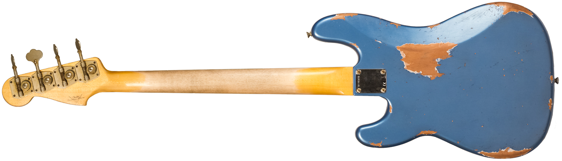 Fender Custom Shop Precision Bass 1964 Rw #r135935 - Heavy Relic Lake Placid Blue - Solidbody E-bass - Variation 1