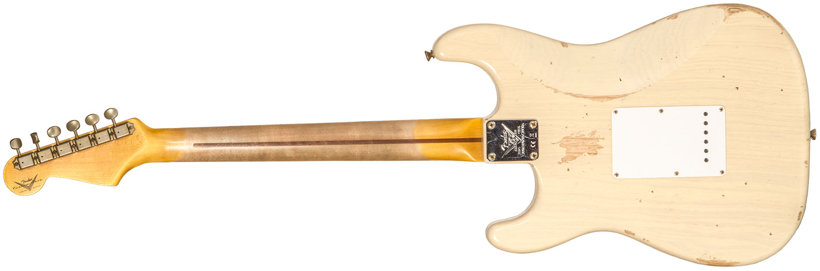 Fender Custom Shop Strat 1954 70th Anniv. 3s Trem Mn #xn4342 - Relic Vintage Blonde - E-Gitarre in Str-Form - Variation 1