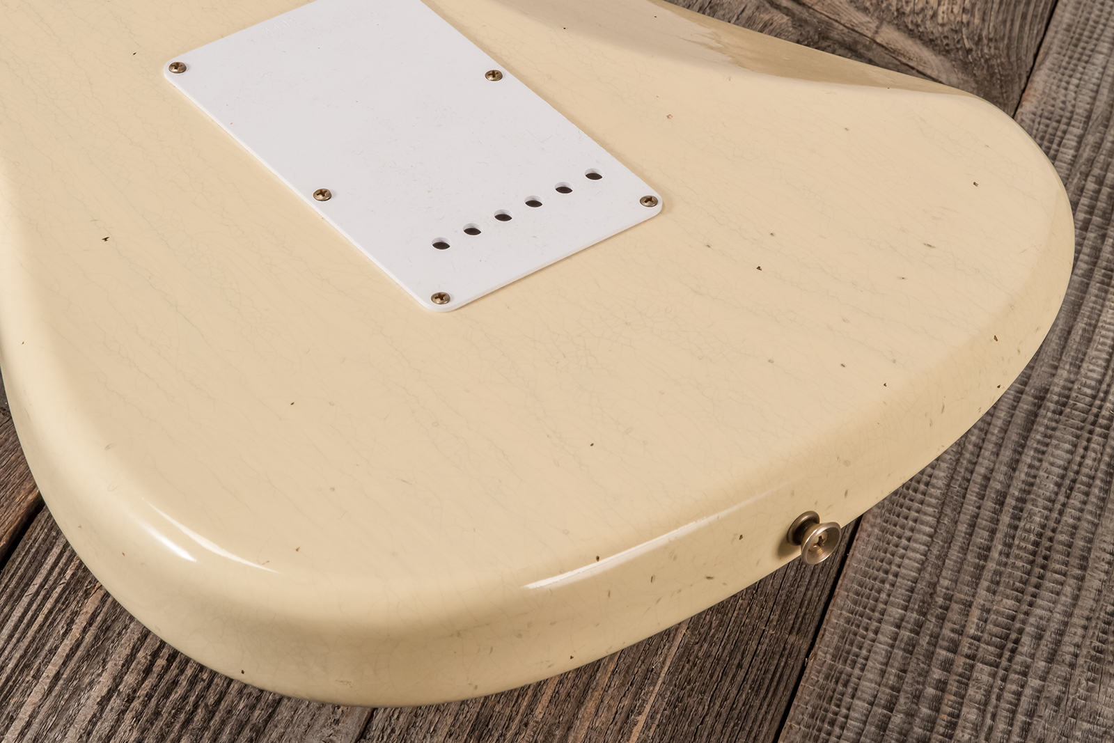 Fender Custom Shop Strat 1954 70th Anniv. 3s Trem Mn #xn4409 - Journeyman Relic Vintage Blonde - E-Gitarre in Str-Form - Variation 7