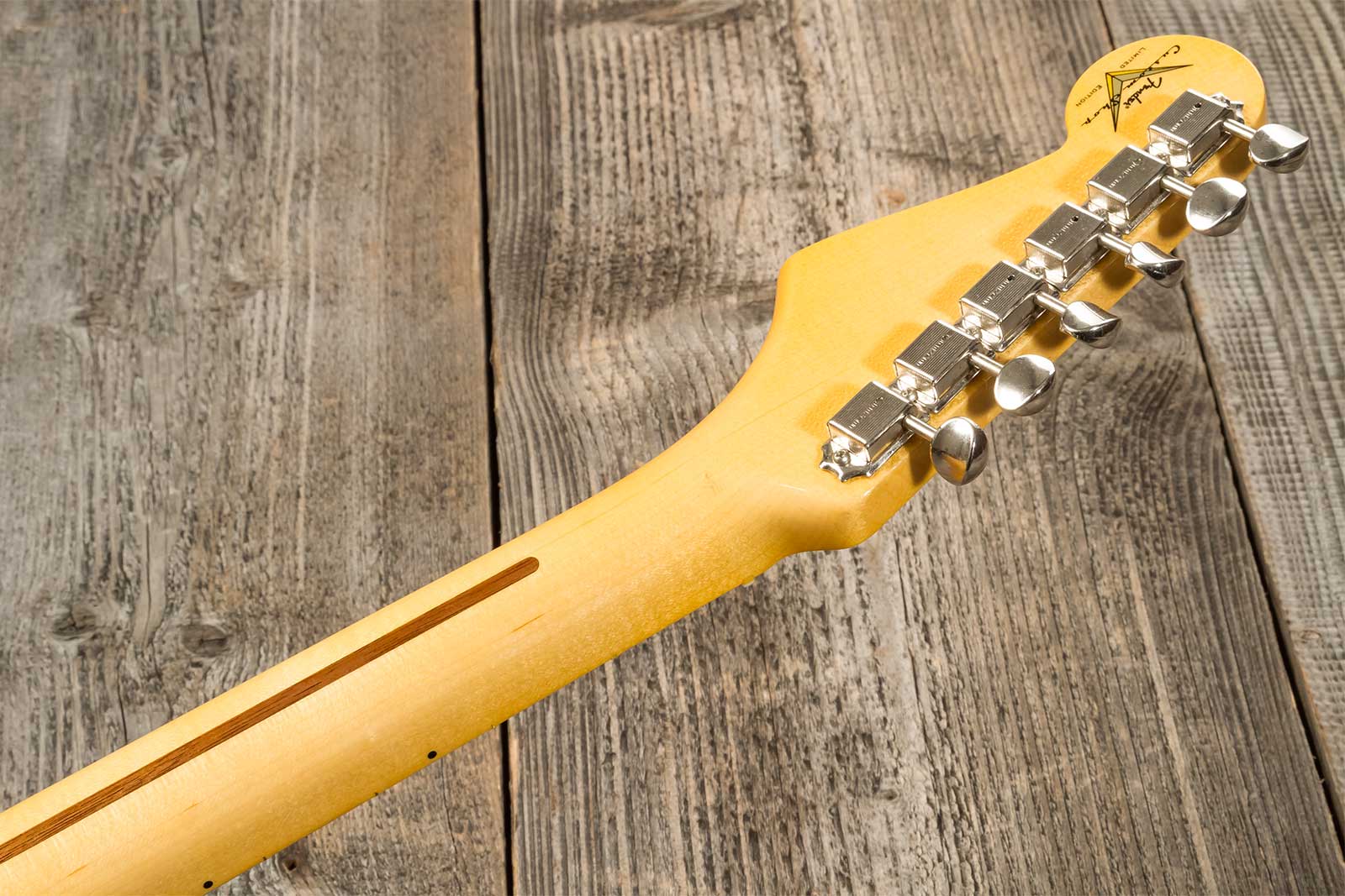 Fender Custom Shop Strat 1954 70th Anniv. 3s Trem Mn #xn4597 - Time Capsule Wide Fade 2-color Sunburst - E-Gitarre in Str-Form - Variation 8
