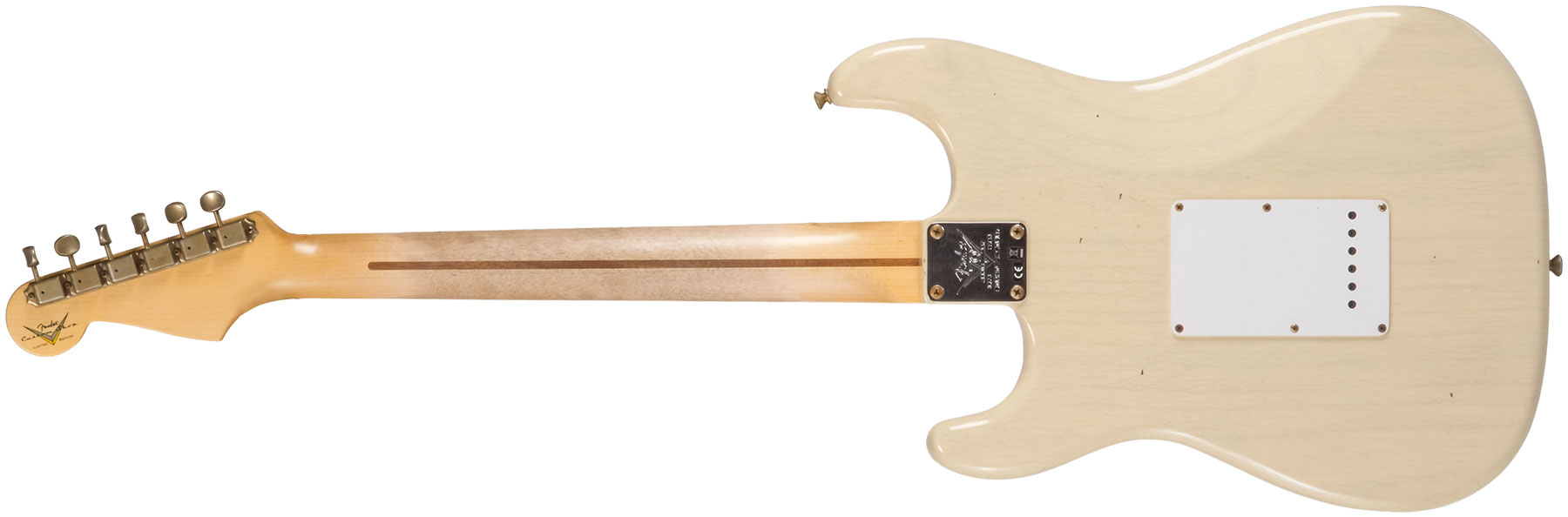 Fender Custom Shop Strat 1954 70th Anniv. 3s Trem Mn #xn4912 - Journeyman Relic Vintage Blonde - E-Gitarre in Str-Form - Variation 2