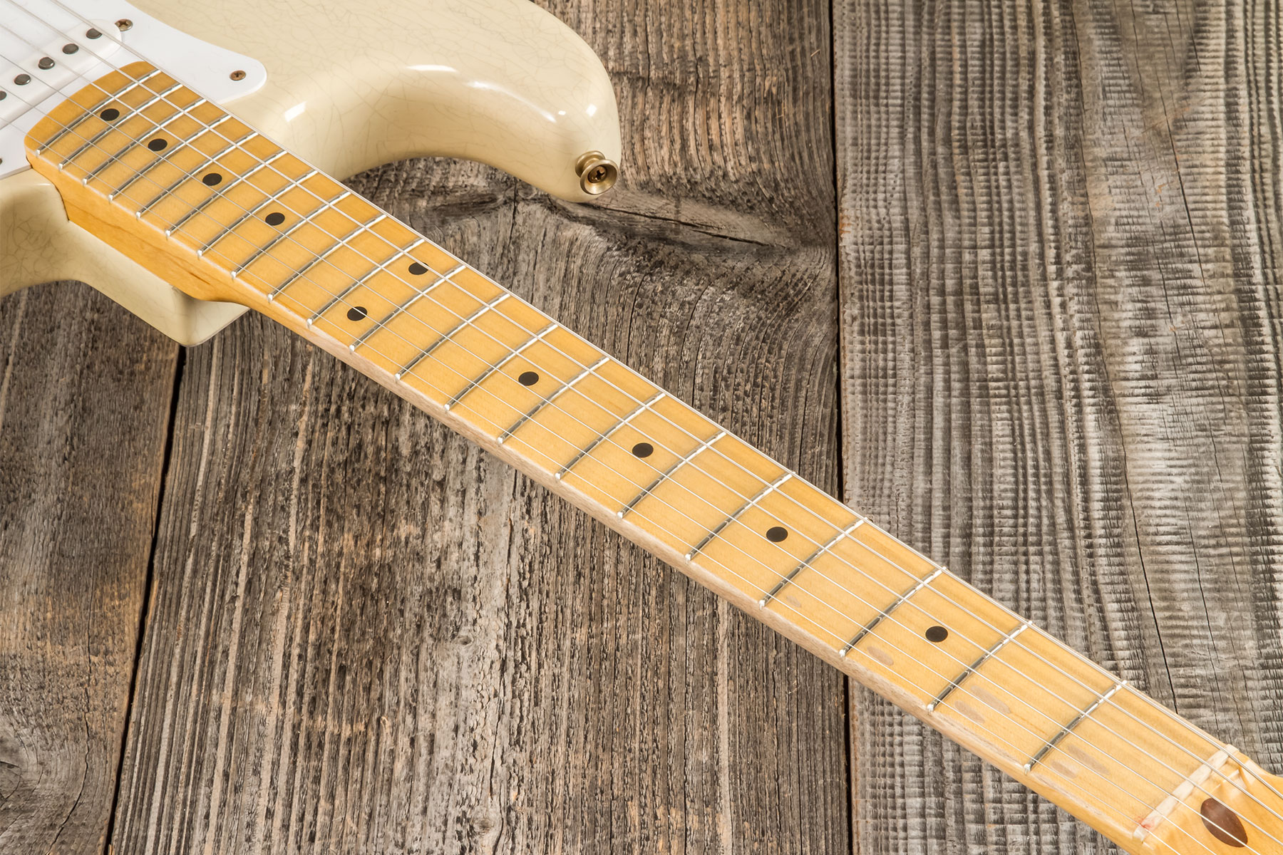 Fender Custom Shop Strat 1954 70th Anniv. 3s Trem Mn #xn4912 - Journeyman Relic Vintage Blonde - E-Gitarre in Str-Form - Variation 6