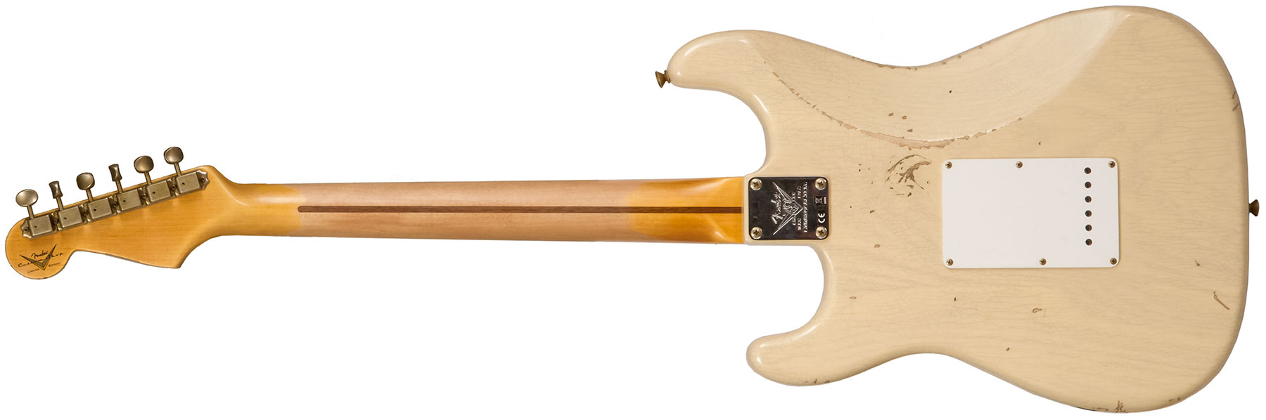 Fender Custom Shop Strat 1954 70th Anniv. 3s Trem Mn #xn5051 - Relic Vintage Blonde - E-Gitarre in Str-Form - Variation 1