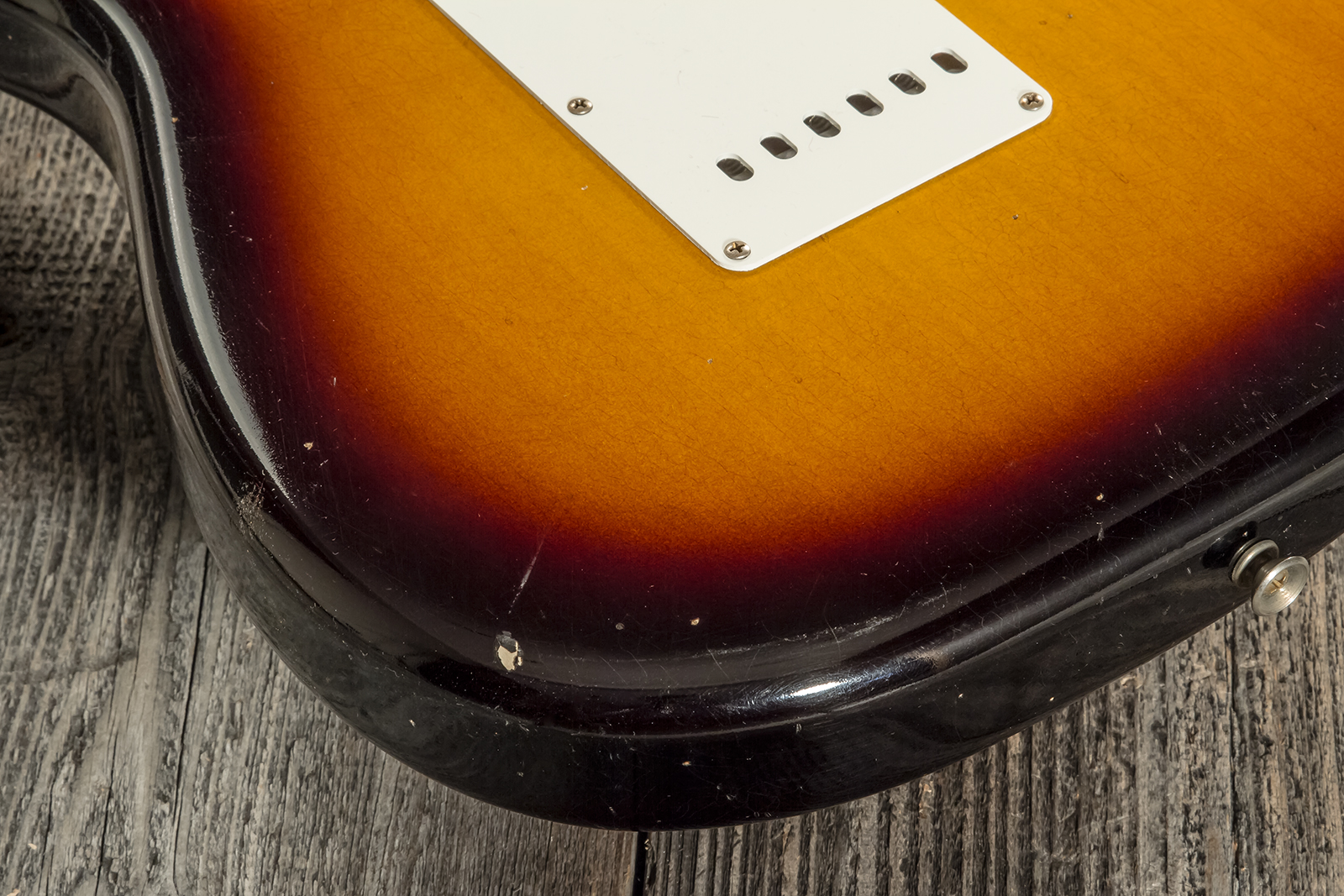 Fender Custom Shop Strat 1956 3s Trem Mn #cz571884 - Journeyman Relic Aged 2-color Sunburst - E-Gitarre in Str-Form - Variation 7