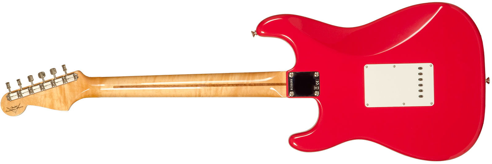 Fender Custom Shop Strat 1956 3s Trem Mn #r133022 - Nos Fiesta Red - E-Gitarre in Str-Form - Variation 1