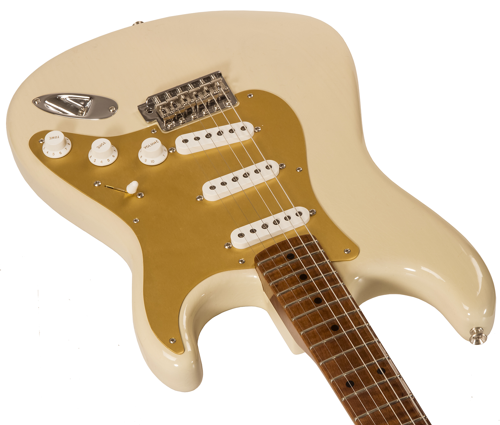 Fender Custom Shop Strat 1957 3s Trem Mn #r116646 - Lush Closet Classic Vintage Blonde - E-Gitarre in Str-Form - Variation 2