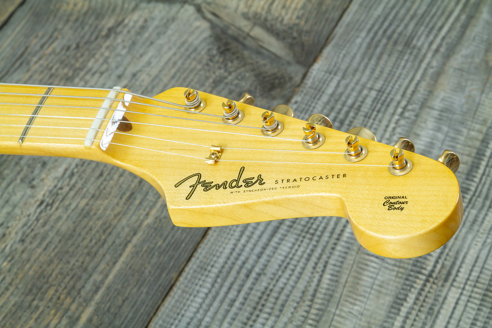 Fender Custom Shop Strat 1957 Vintage Custom 3s Trem Mn #r145062 - Time Capsule Sherwood Green Metallic - E-Gitarre in Str-Form - Variation 8
