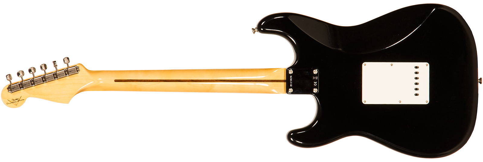 Fender Custom Shop Strat 1958 3s Trem Mn #r113828 - Closet Classic Black - E-Gitarre in Str-Form - Variation 1
