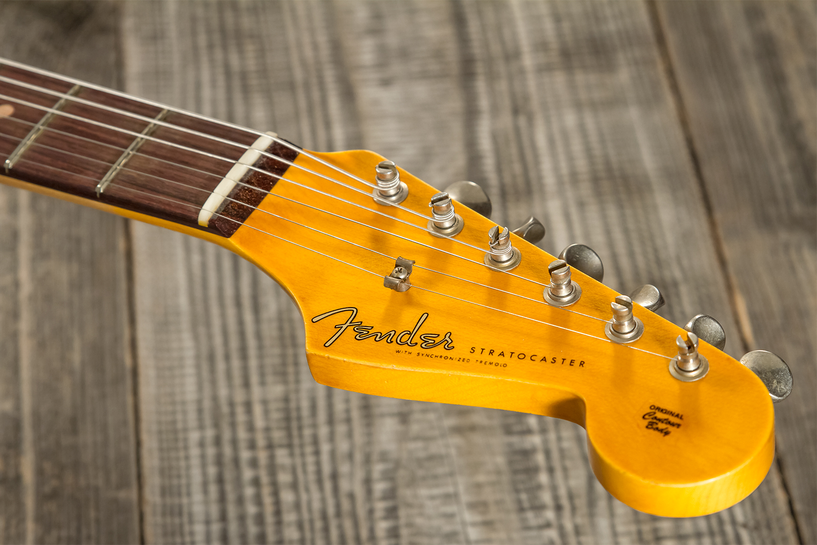 Fender Custom Shop Strat 1959 3s Trem Rw #cz570883 - Journeyman Relic Teal Green Metallic - E-Gitarre in Str-Form - Variation 6