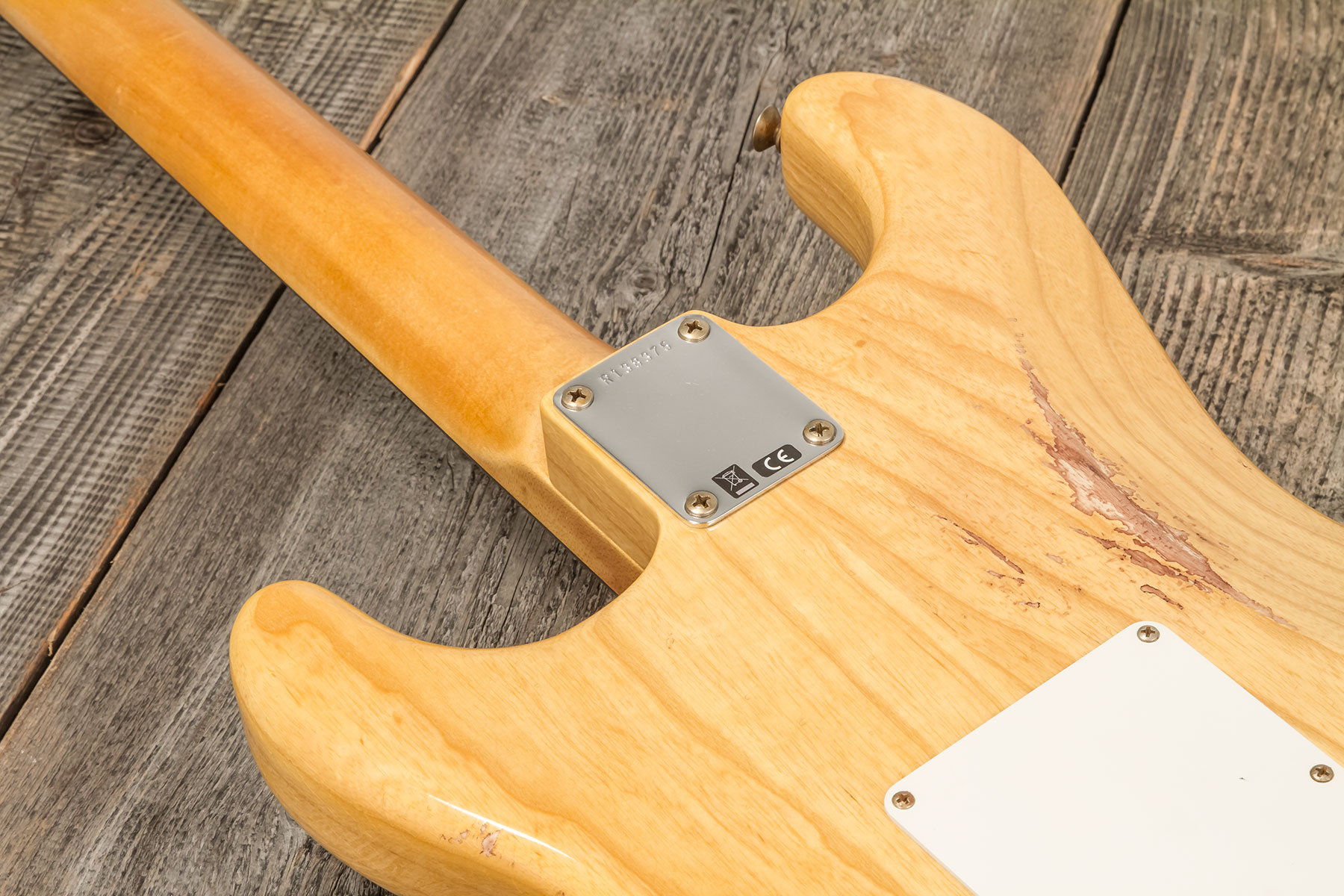 Fender Custom Shop Strat 1959 3s Trem Rw #r133843 - Relic Antique Natural - E-Gitarre in Str-Form - Variation 6