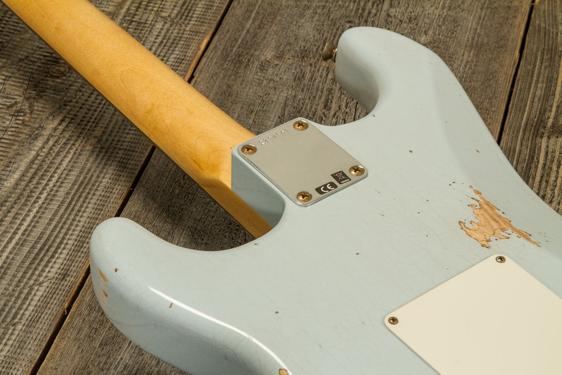 Fender Custom Shop Strat 1959 3s Trem Rw #r134302 - Relic Sonic Blue - E-Gitarre in Str-Form - Variation 6