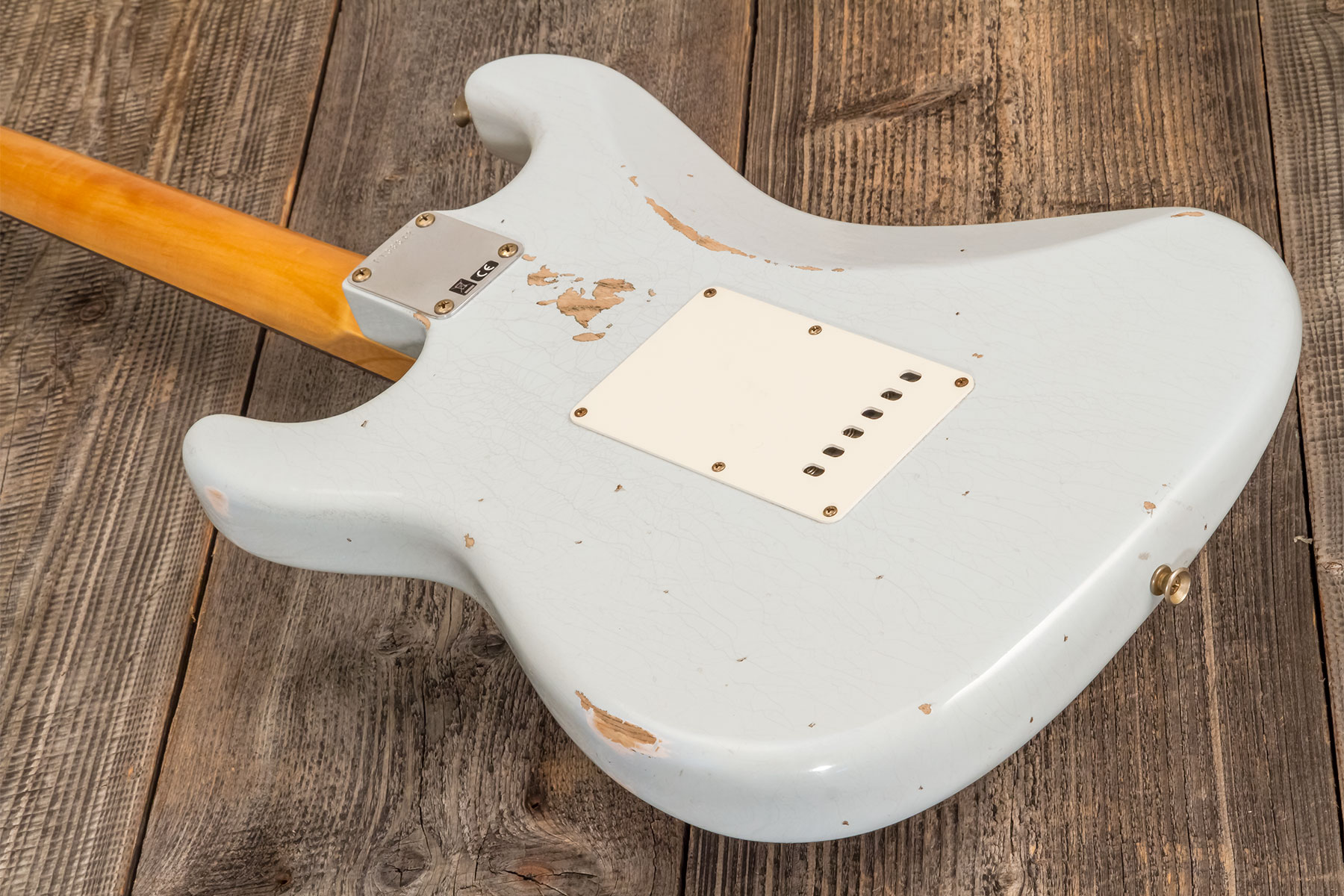 Fender Custom Shop Strat 1959 3s Trem Rw #r138342 - Relic Sonic Blue - E-Gitarre in Str-Form - Variation 4