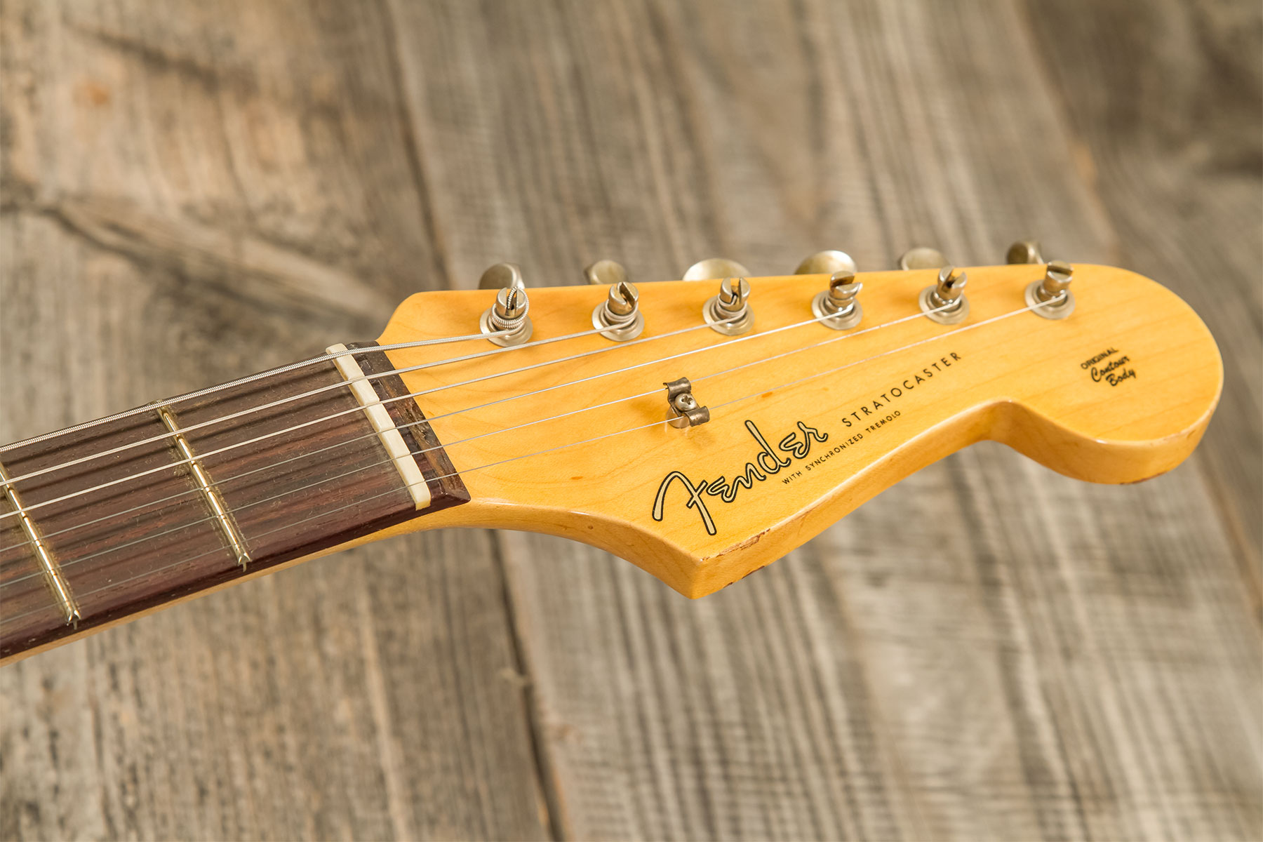 Fender Custom Shop Strat 1959 3s Trem Rw #r138342 - Relic Sonic Blue - E-Gitarre in Str-Form - Variation 6