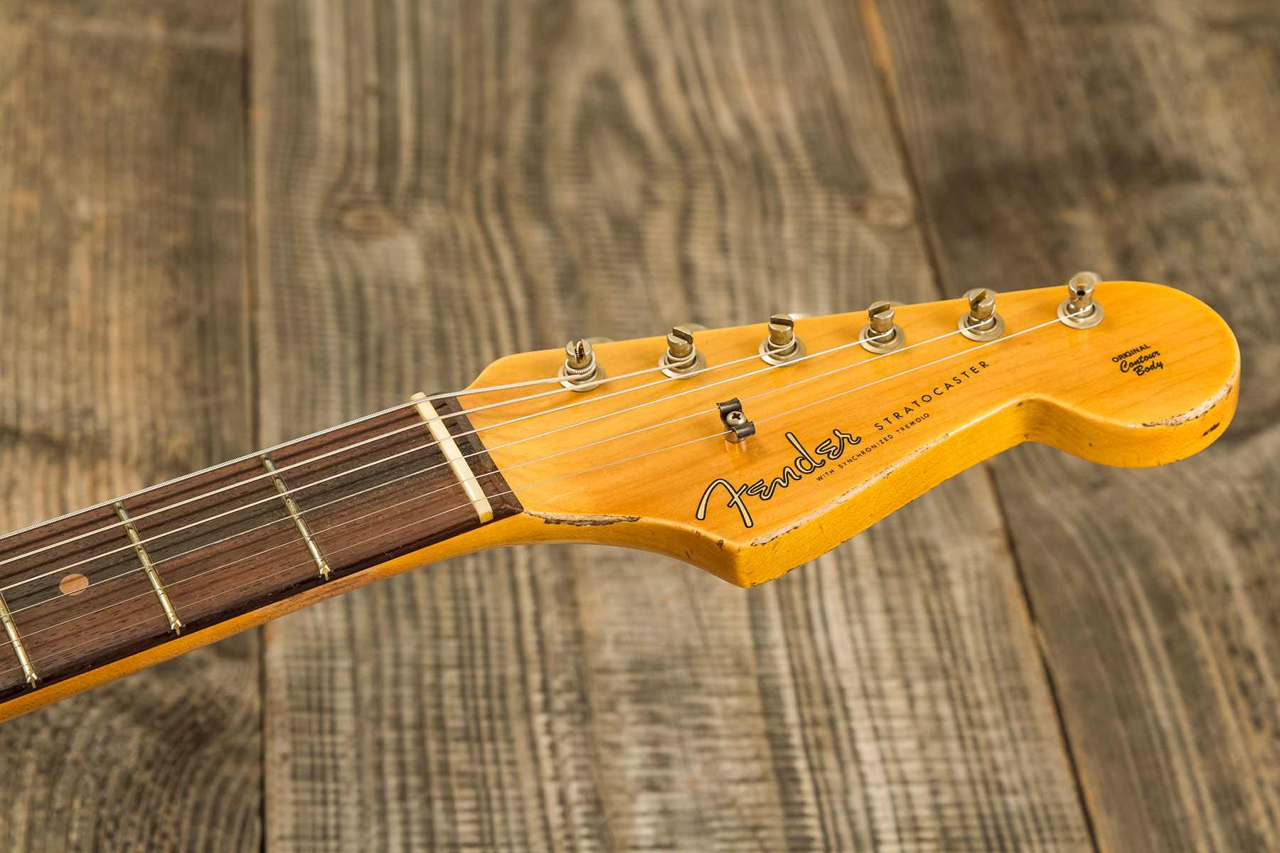 Fender Custom Shop Strat 1959 3s Trem Rw #r138362 - Relic Tahitian Coral - E-Gitarre in Str-Form - Variation 7