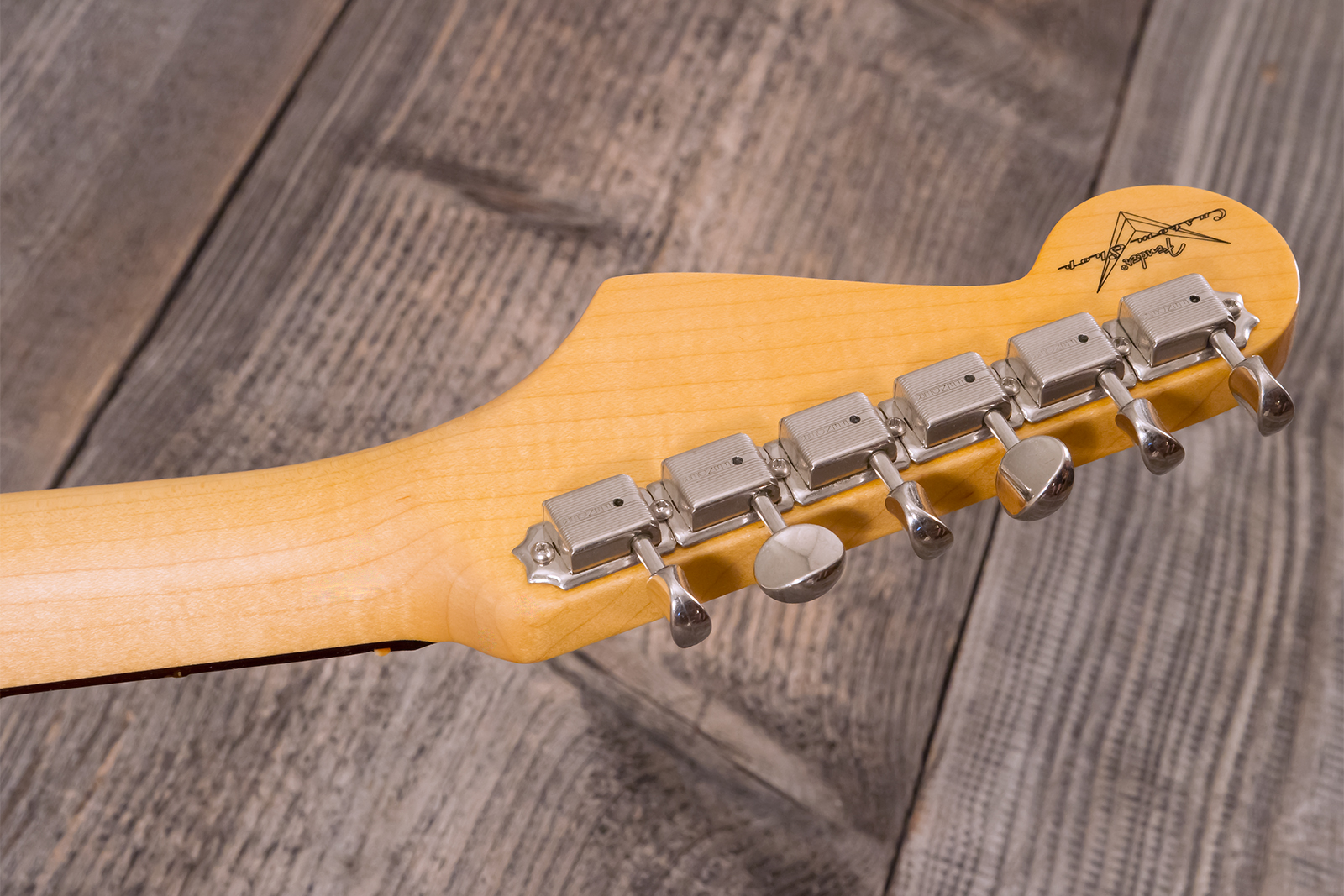Fender Custom Shop Strat 1959 3s Trem Rw #r143419 - Time Capsule Sonic Blue - E-Gitarre in Str-Form - Variation 13