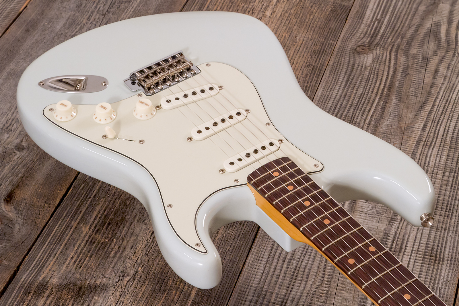Fender Custom Shop Strat 1959 3s Trem Rw #r143419 - Time Capsule Sonic Blue - E-Gitarre in Str-Form - Variation 2