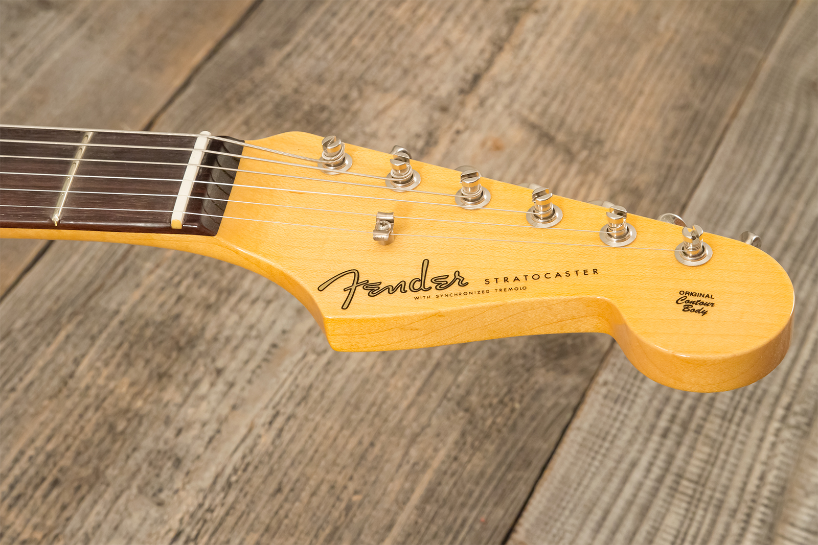 Fender Custom Shop Strat 1959 3s Trem Rw #r144343 - Time Capsule Fiesta Red - E-Gitarre in Str-Form - Variation 10