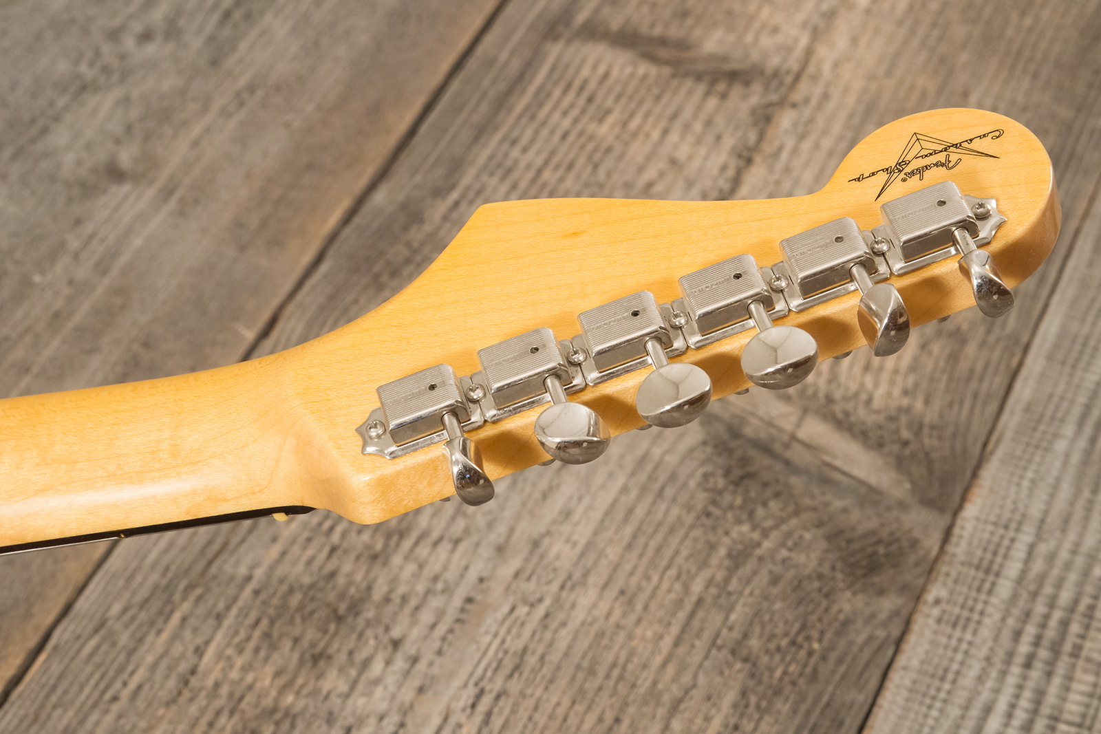 Fender Custom Shop Strat 1959 3s Trem Rw #r144343 - Time Capsule Fiesta Red - E-Gitarre in Str-Form - Variation 11