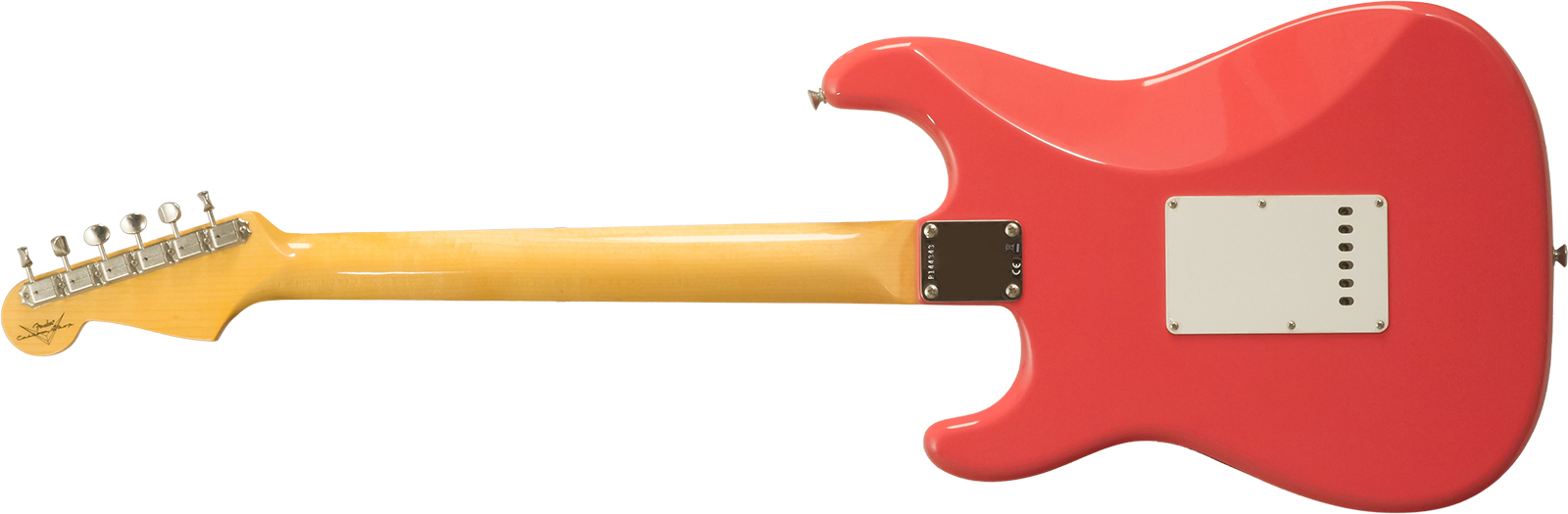 Fender Custom Shop Strat 1959 3s Trem Rw #r144343 - Time Capsule Fiesta Red - E-Gitarre in Str-Form - Variation 1