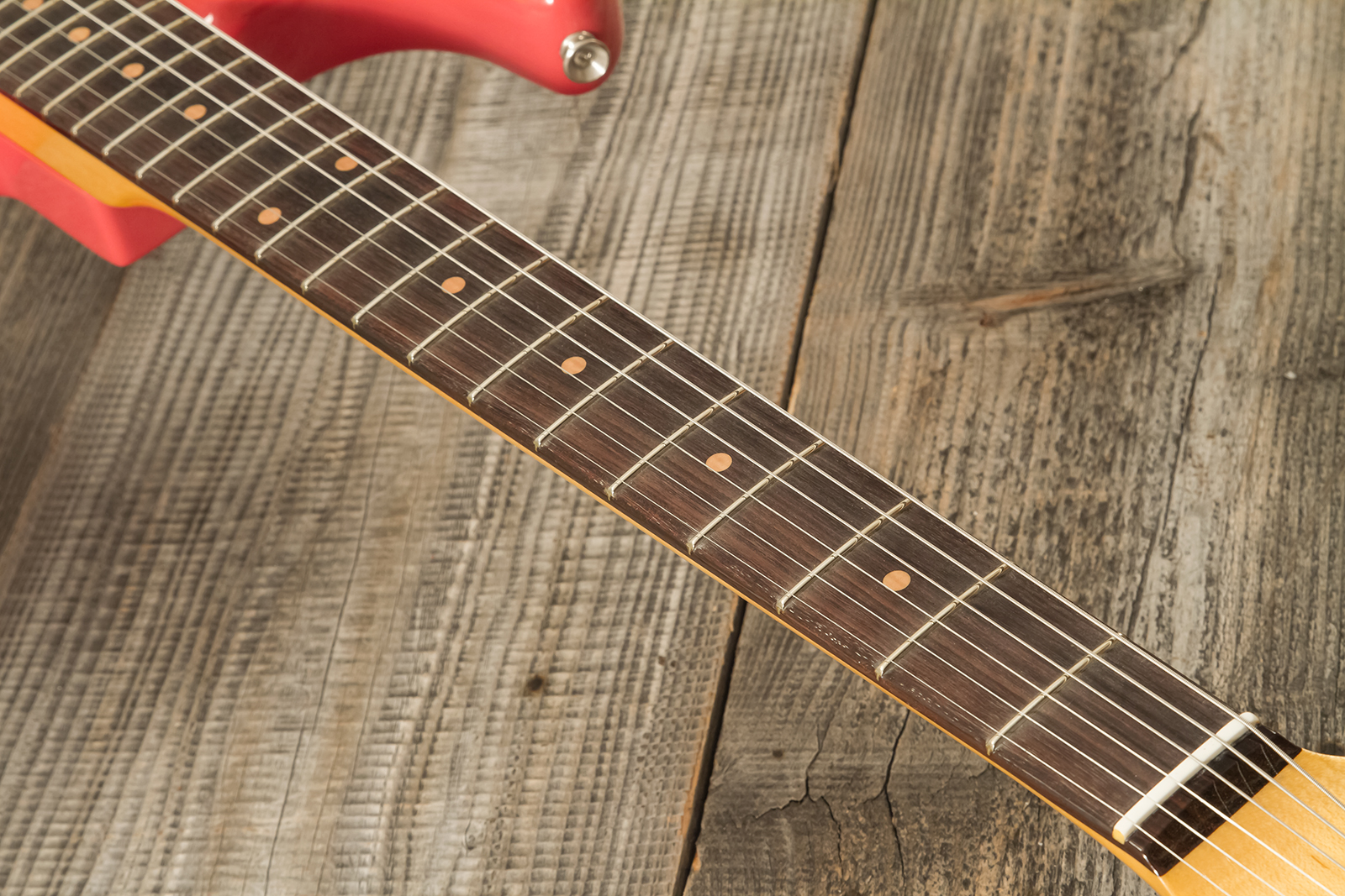 Fender Custom Shop Strat 1959 3s Trem Rw #r144343 - Time Capsule Fiesta Red - E-Gitarre in Str-Form - Variation 5