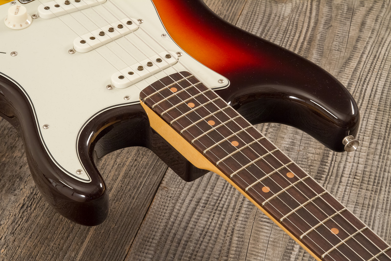Fender Custom Shop Strat 1959 3s Trem Rw #r146037 - Time Capsule 3-color Sunburst - E-Gitarre in Str-Form - Variation 4