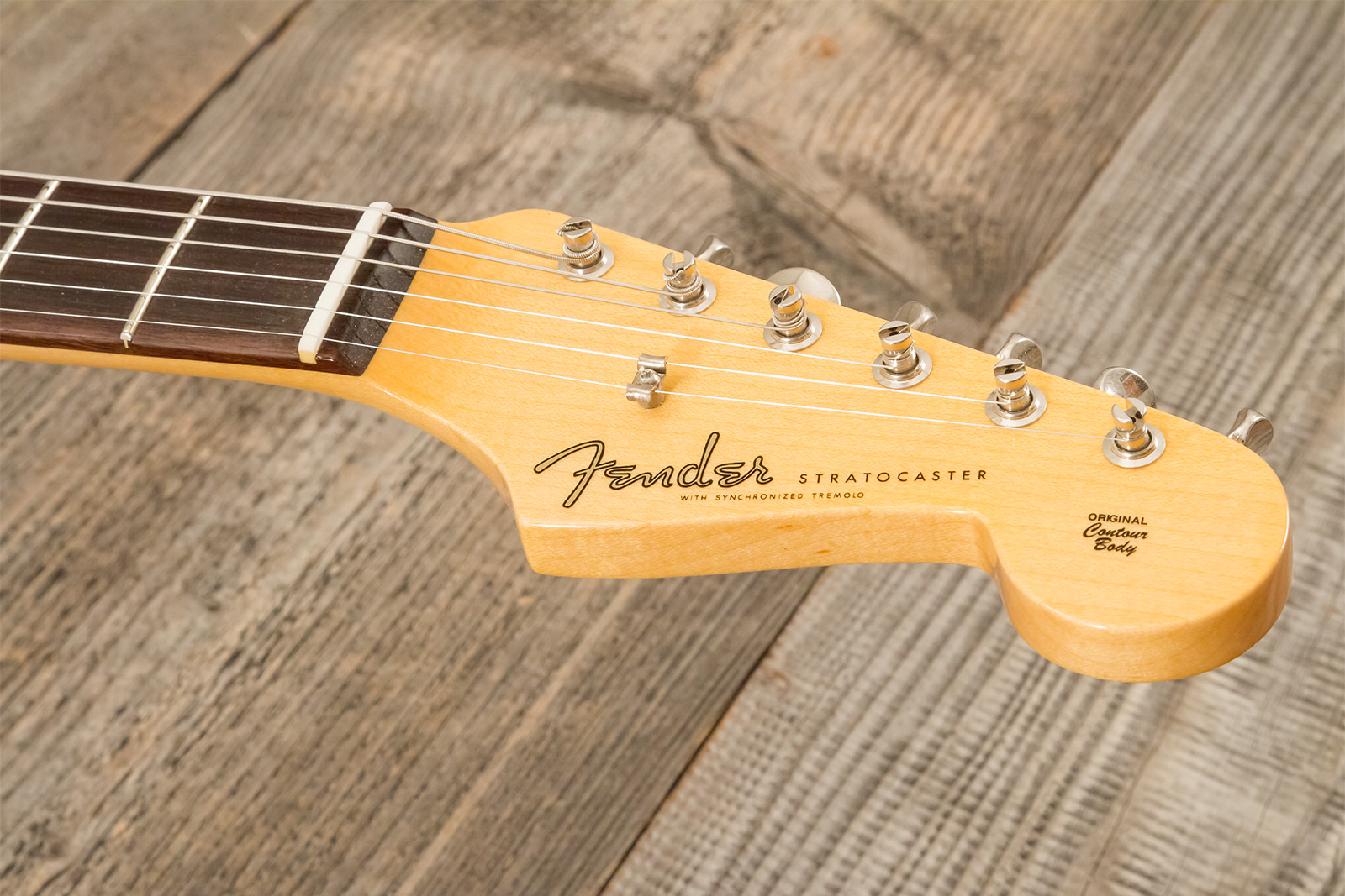 Fender Custom Shop Strat 1959 3s Trem Rw #r146037 - Time Capsule 3-color Sunburst - E-Gitarre in Str-Form - Variation 6