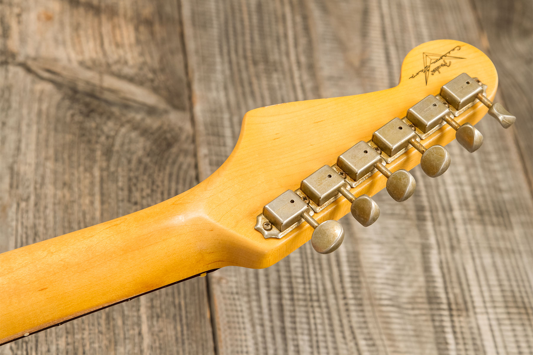 Fender Custom Shop Strat 1959 Trem Rw #r133789 - Relic Tahitian Coral - E-Gitarre in Str-Form - Variation 9