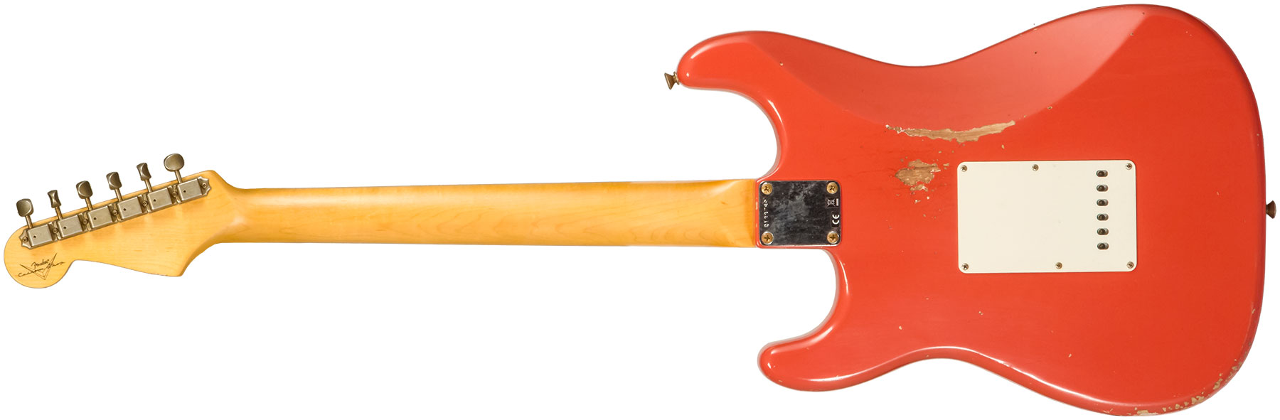 Fender Custom Shop Strat 1959 Trem Rw #r133789 - Relic Tahitian Coral - E-Gitarre in Str-Form - Variation 1