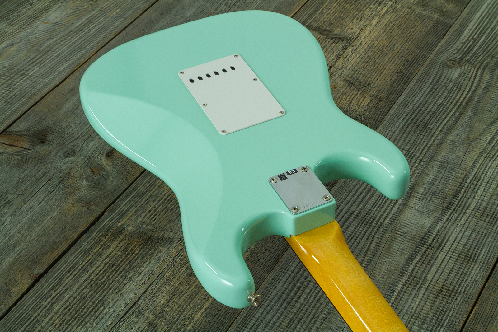 Fender Custom Shop Strat 1959 Vintage Custom 3s Trem Rw #r146975 - Time Capsule Faded Surf Green - E-Gitarre in Str-Form - Variation 6