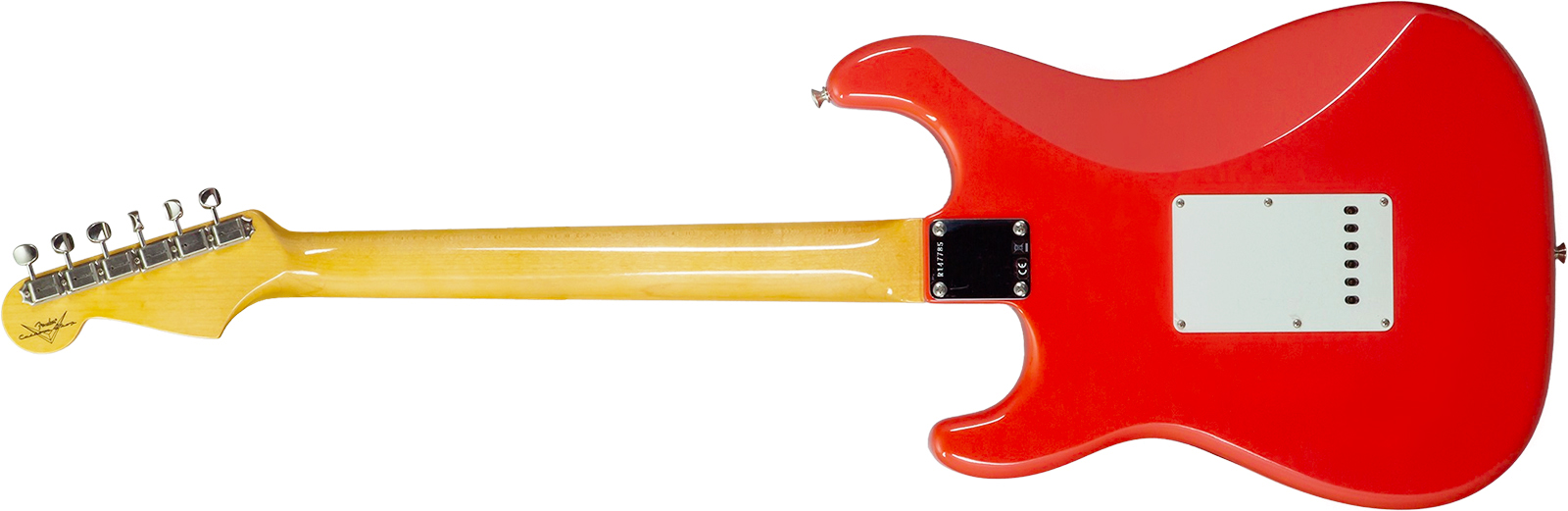 Fender Custom Shop Strat 1959 Vintage Custom 3s Trem Rw #r147785 - Time Capsule Fiesta Red - E-Gitarre in Str-Form - Variation 11