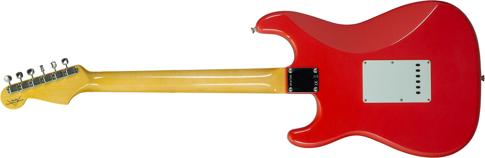 Fender Custom Shop Strat 1959 Vintage Custom 3s Trem Rw #r147785 - Time Capsule Fiesta Red - E-Gitarre in Str-Form - Variation 2