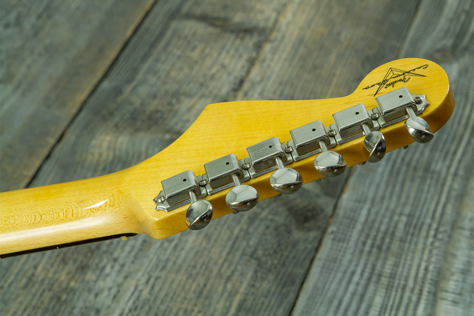 Fender Custom Shop Strat 1959 Vintage Custom 3s Trem Rw #r148219 - Time Capsule Fiesta Red - E-Gitarre in Str-Form - Variation 15