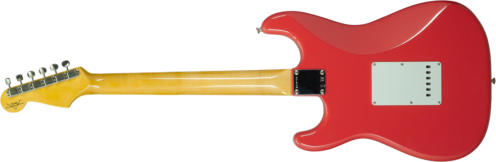 Fender Custom Shop Strat 1959 Vintage Custom 3s Trem Rw #r148219 - Time Capsule Fiesta Red - E-Gitarre in Str-Form - Variation 2