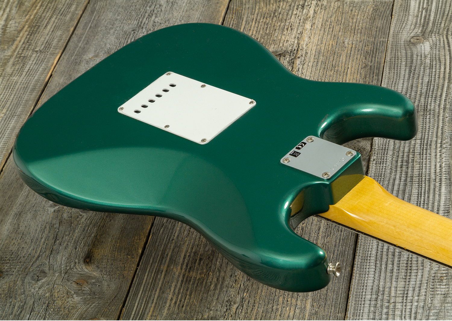 Fender Custom Shop Strat 1959 Vintage Custom 3s Trem Rw #r148541 - Time Capsule Sherwood Green Metallic - E-Gitarre in Str-Form - Variation 8