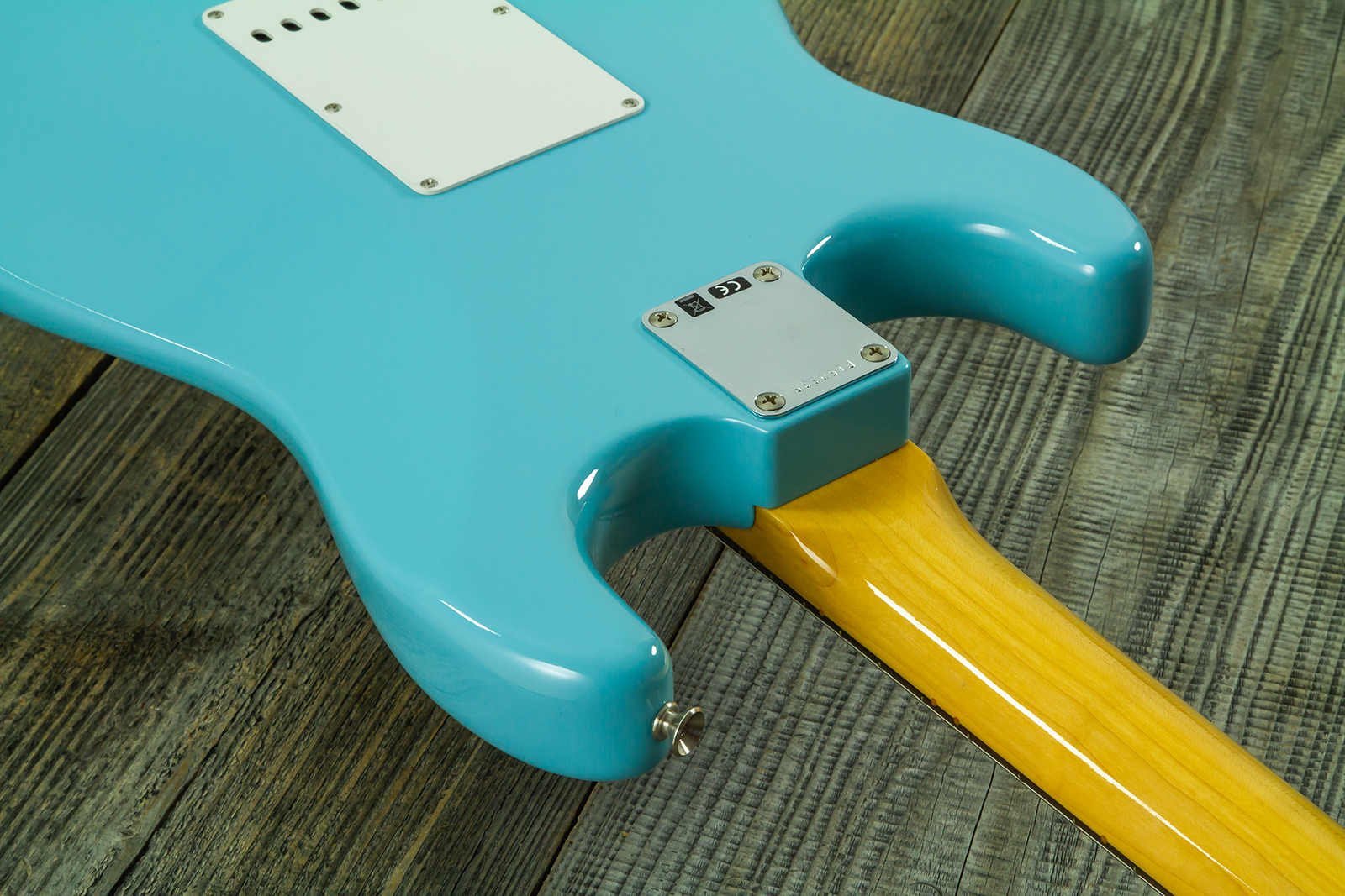 Fender Custom Shop Strat 1959 Vintage Custom 3s Trem Rw #r150835 - Time Capsule Daphne Blue - E-Gitarre in Str-Form - Variation 13
