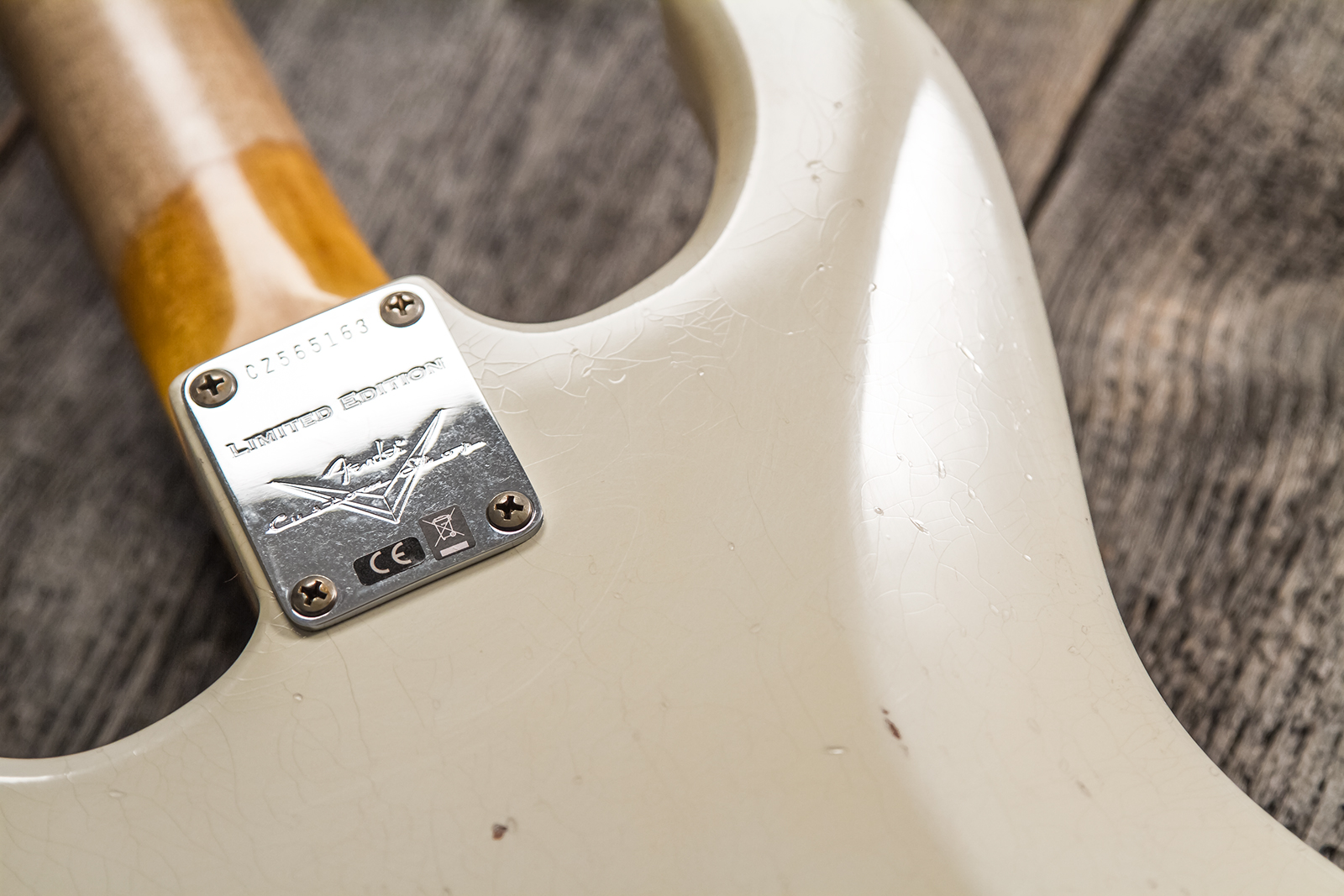Fender Custom Shop Strat 1962/63 3s Trem Rw - Journeyman Relic Olympic White - E-Gitarre in Str-Form - Variation 6